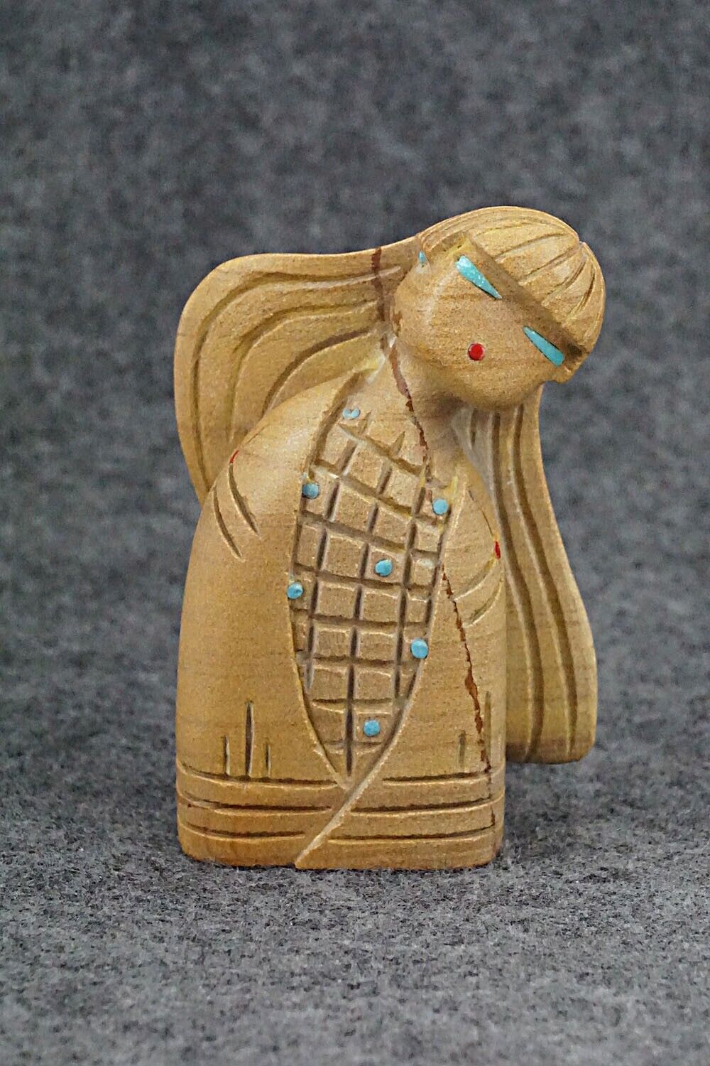 Corn Maiden Zuni Fetish Carving - Douglas Martza