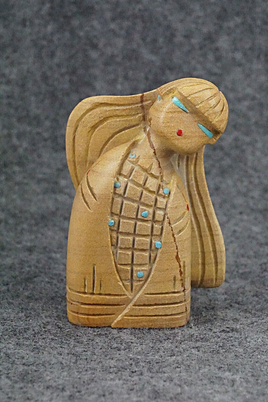 Corn Maiden Zuni Fetish Carving - Douglas Martza