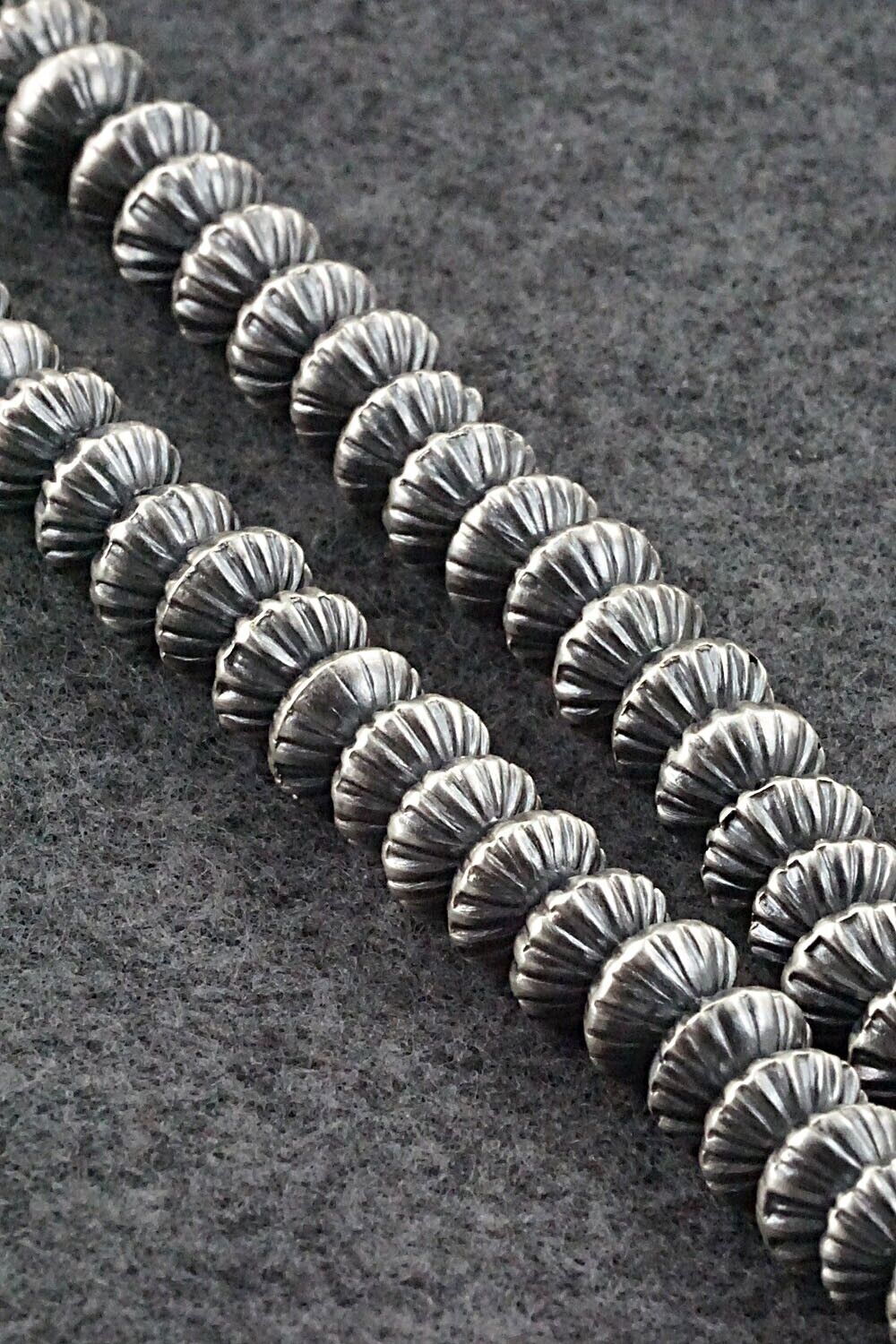 Sterling Silver Navajo Pearl Necklace & Earrings - Presley Haley