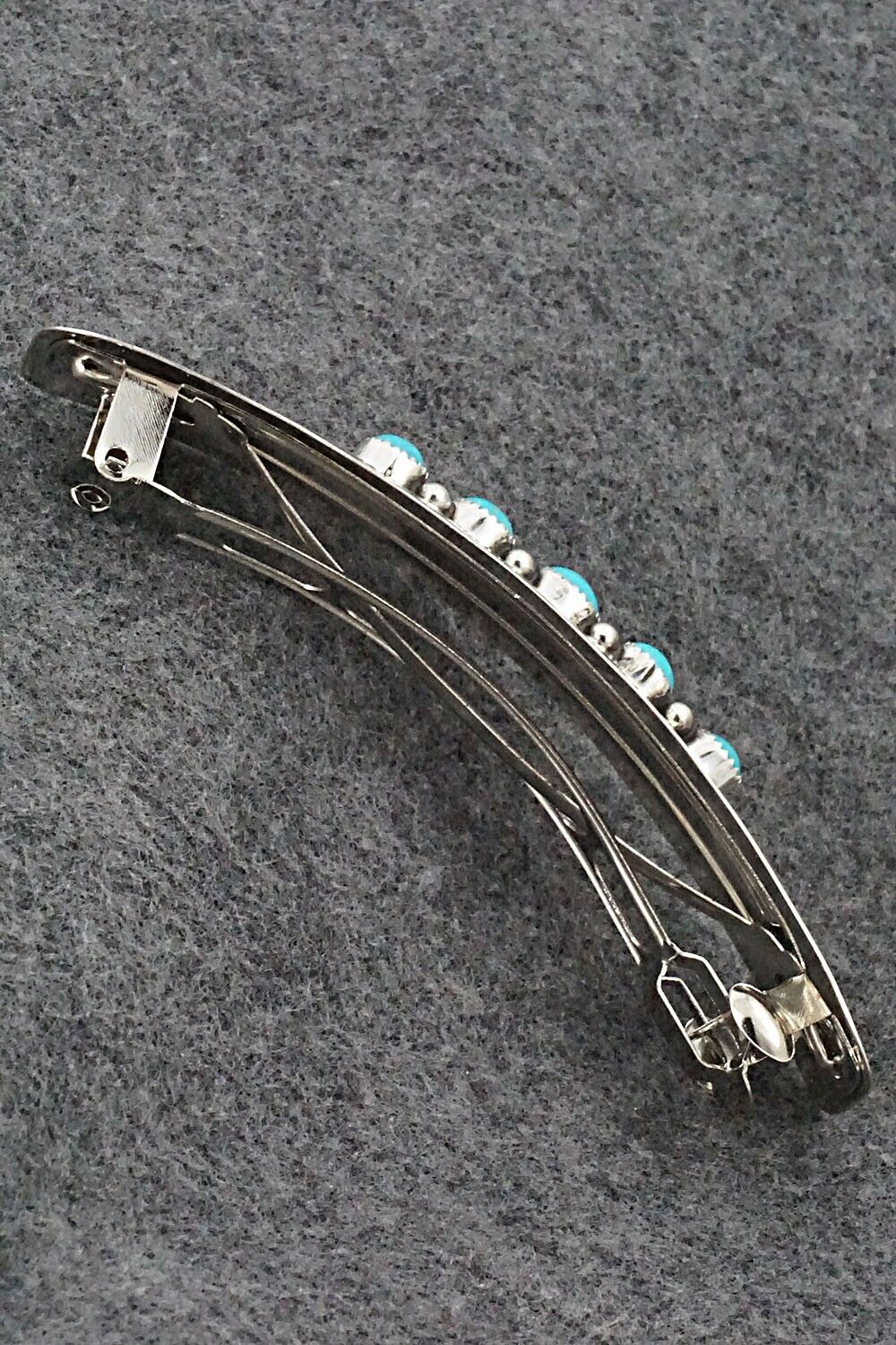 Turquoise & Sterling Silver Hair Barrette - Jolene Begay