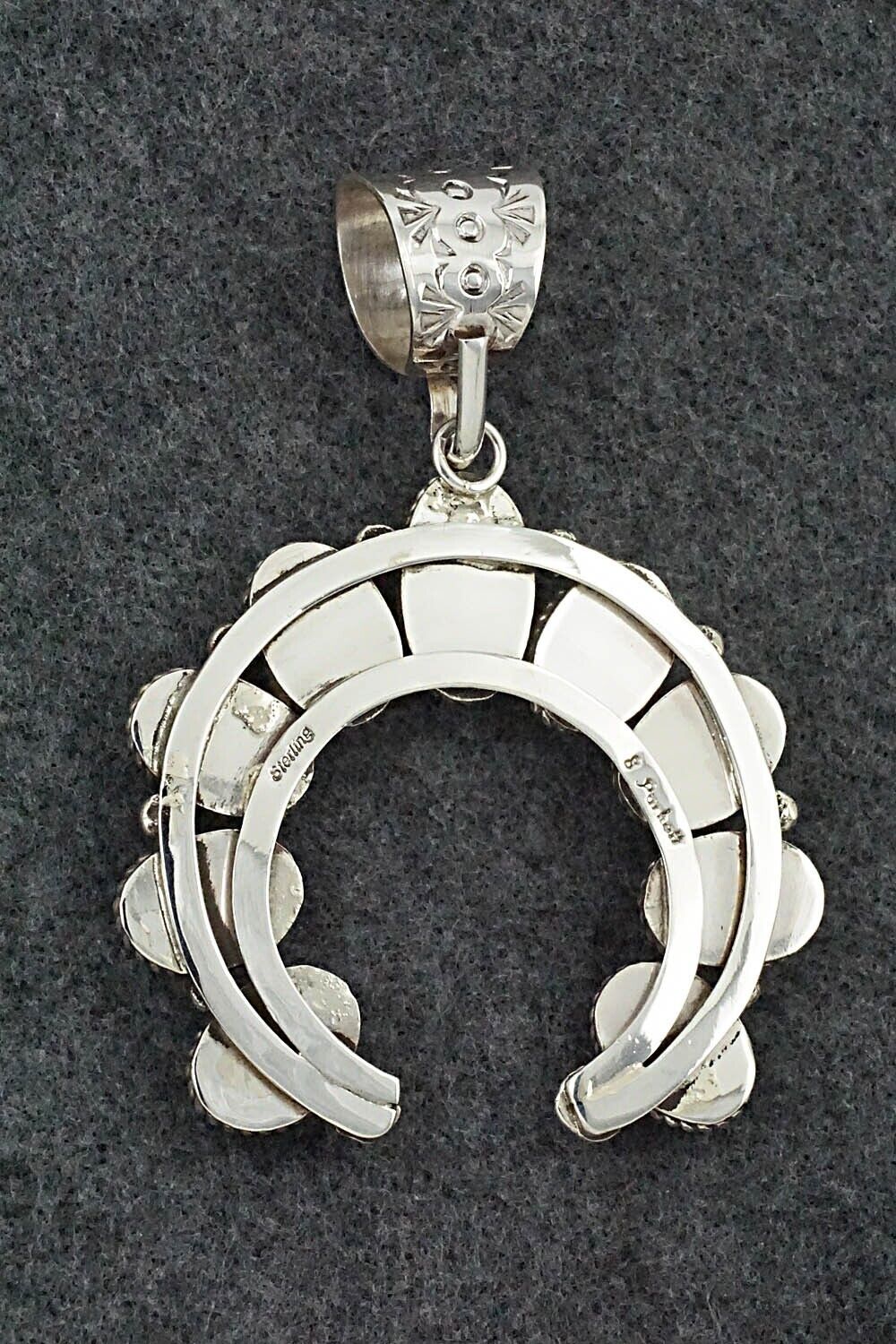 Spiny Oyster & Sterling Silver Pendant - Sandra Parkett