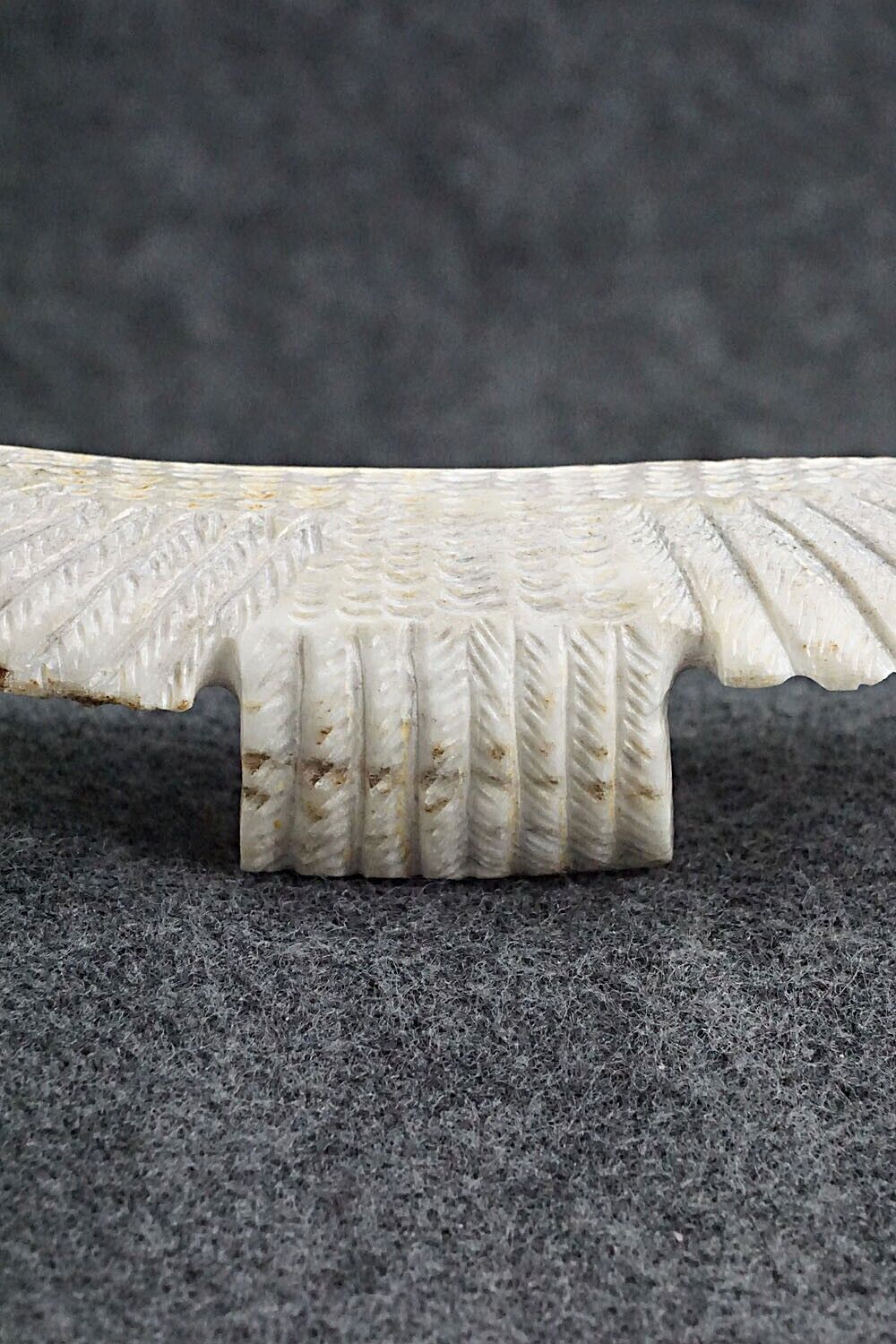Owl Zuni Fetish Carving - Garrick Weeka