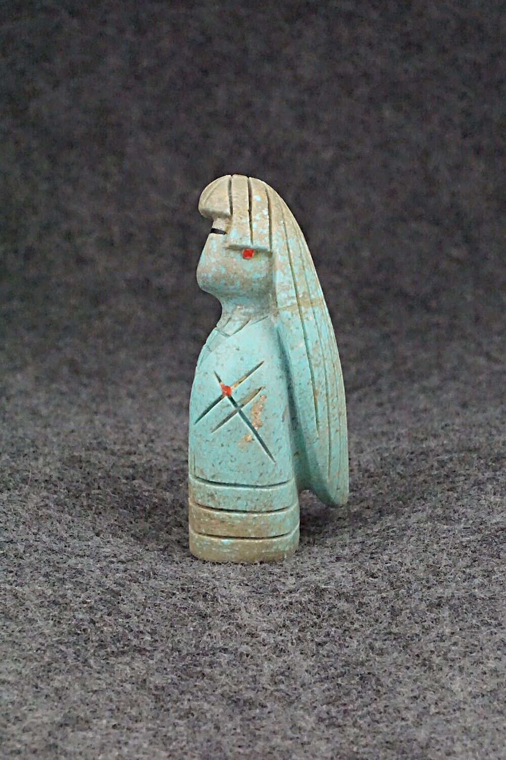 Corn Maiden Zuni Fetish Carving - Douglas Martza