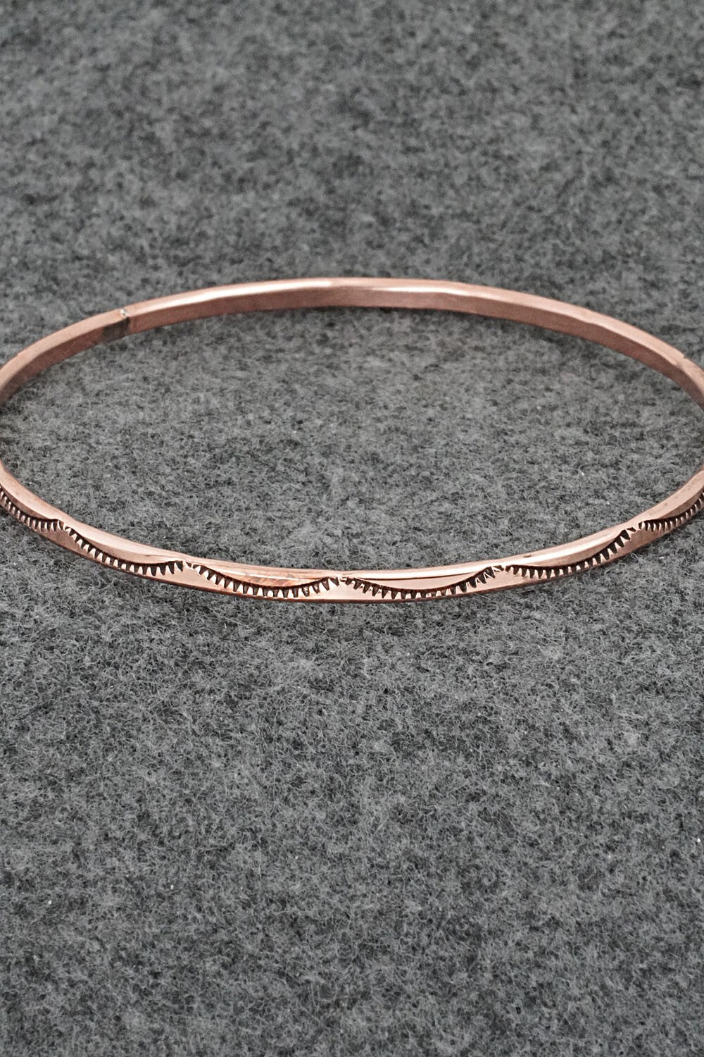 Copper Bangle Bracelet - Elaine Tahe