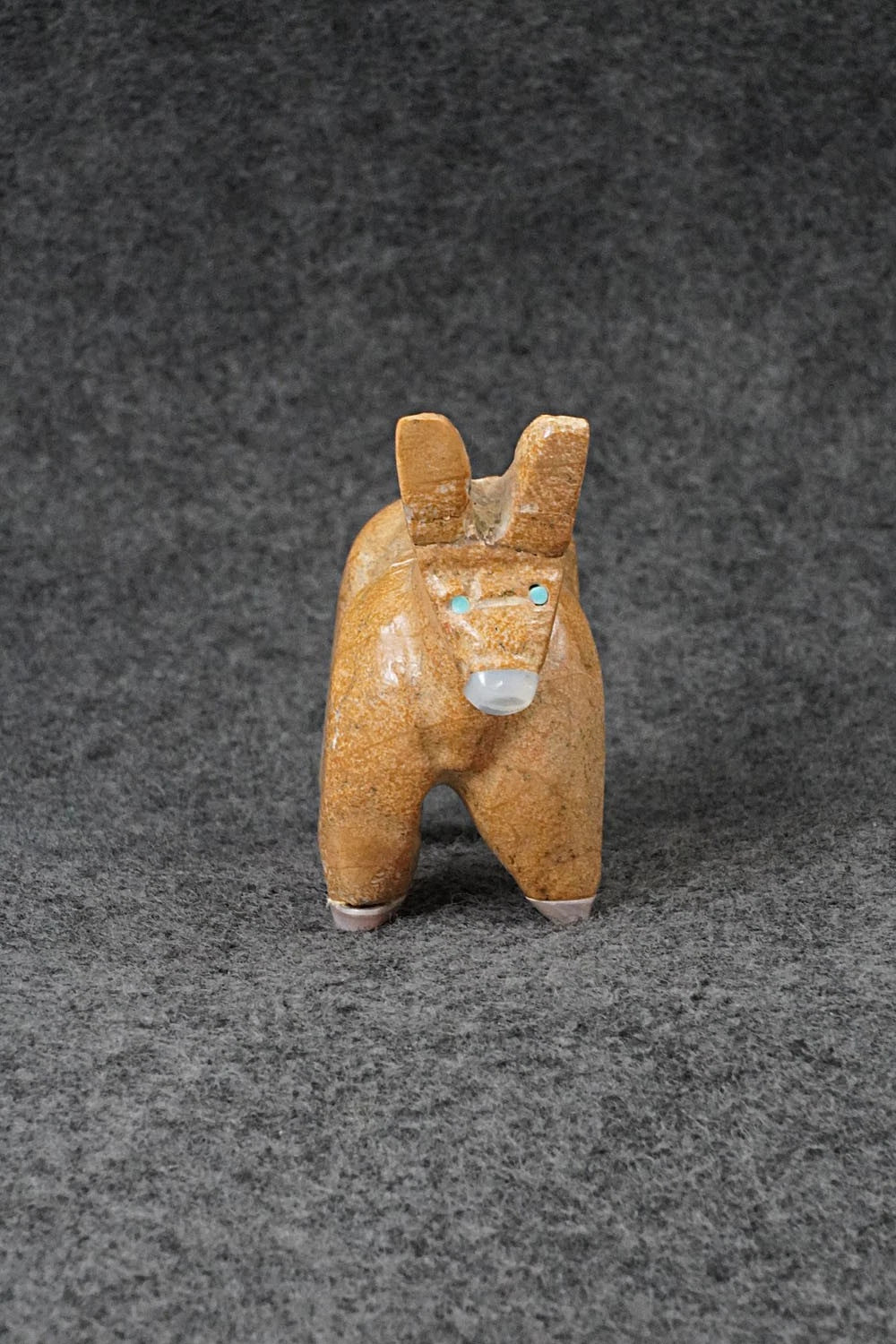 Donkey Zuni Fetish Carving - Freddie Leekya