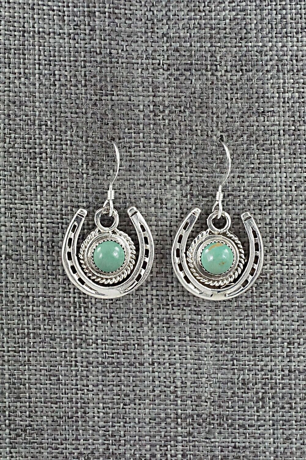 Turquoise and Sterling Silver Earrings - Sharon McCarthy