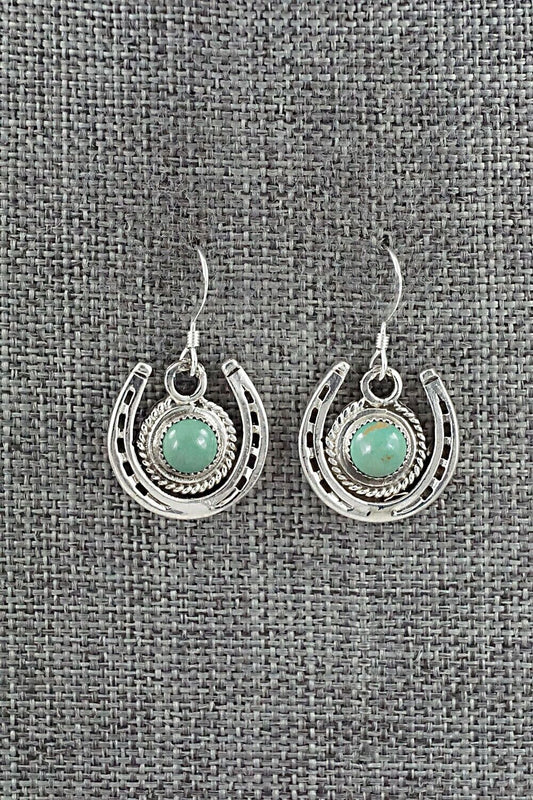 Turquoise and Sterling Silver Earrings - Sharon McCarthy