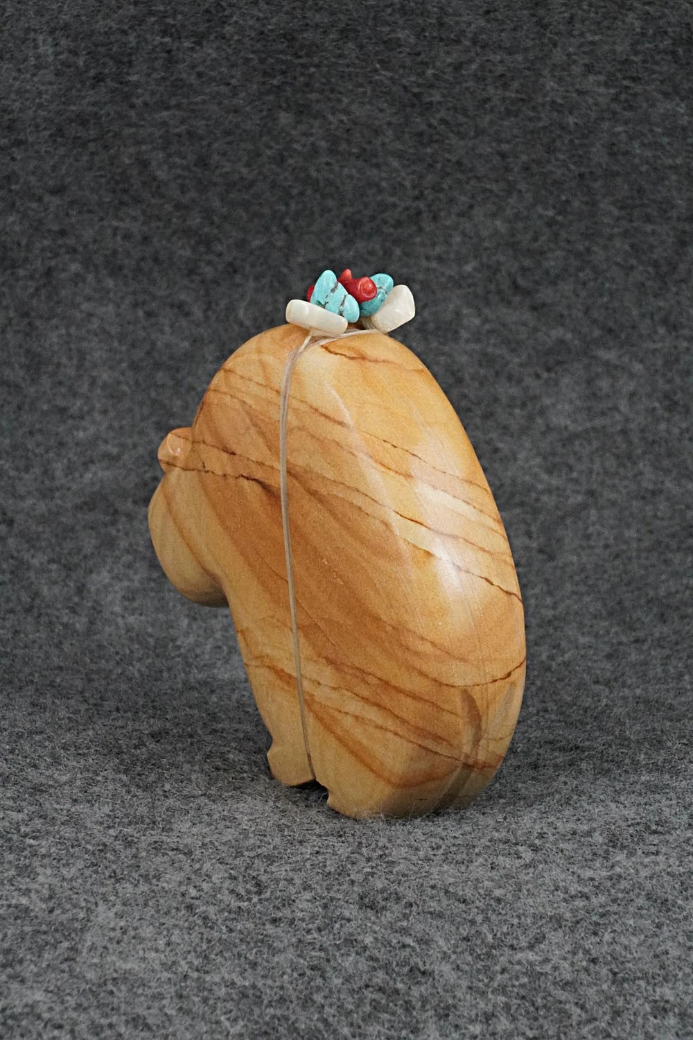 Bear with Cub Zuni Fetish Carving - Paulette & Farlan Quam