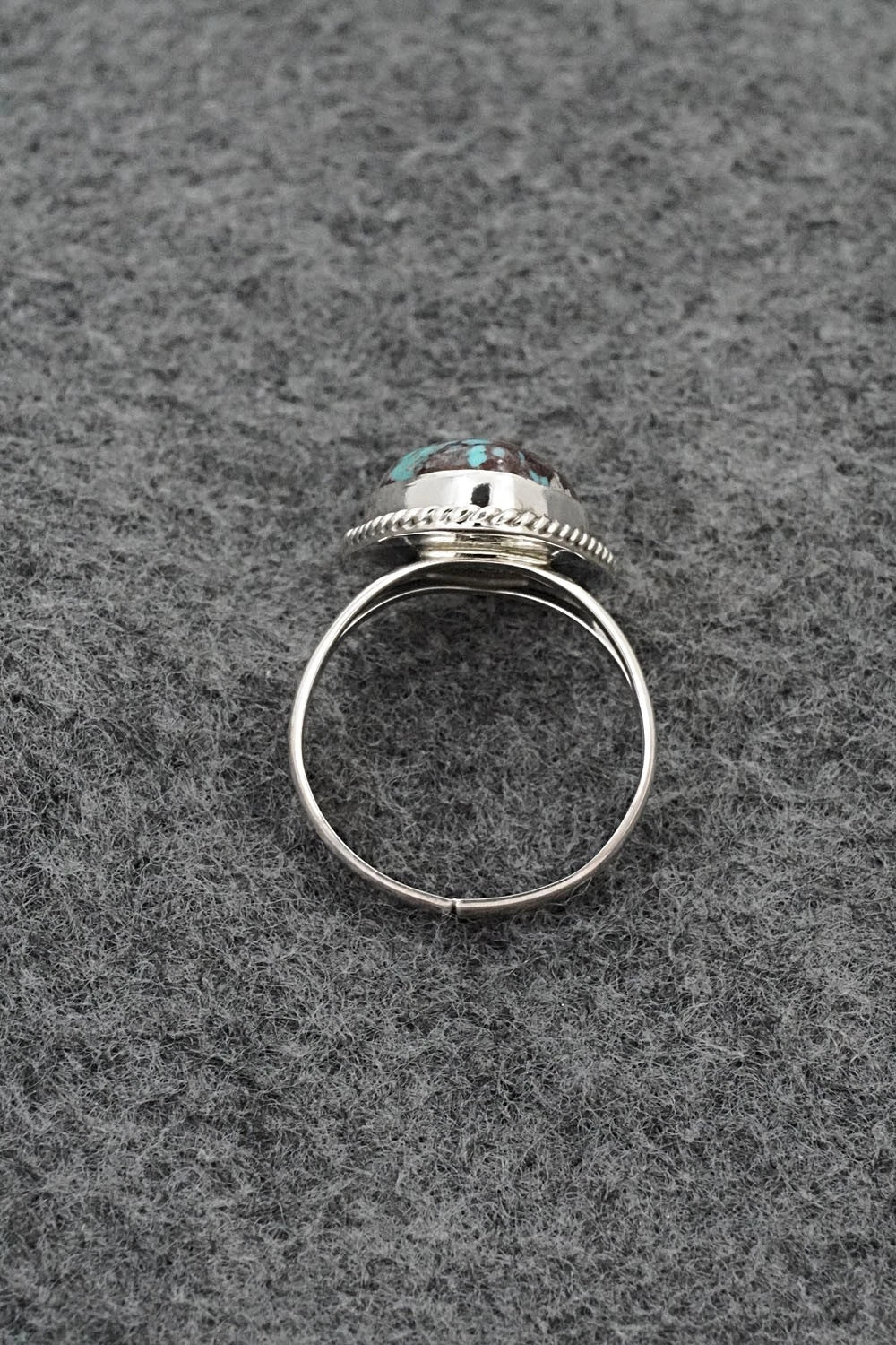 Turquoise & Sterling Silver Ring - Eugene Gruber - Size 7