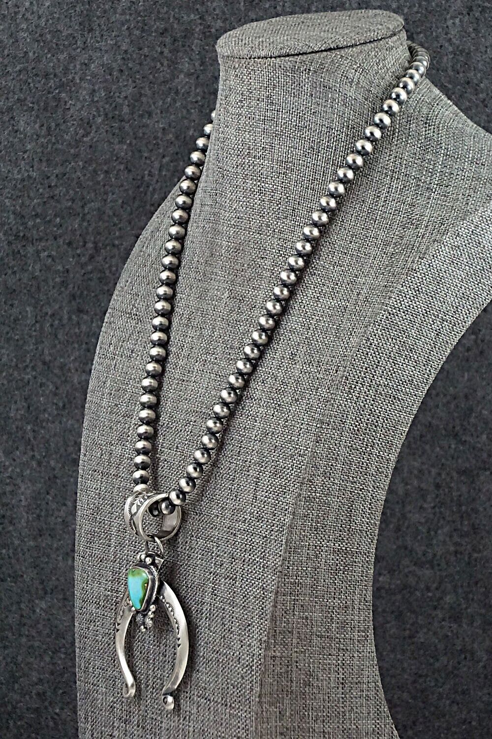 Turquoise & Sterling Silver Necklace - Samuel Yellowhair