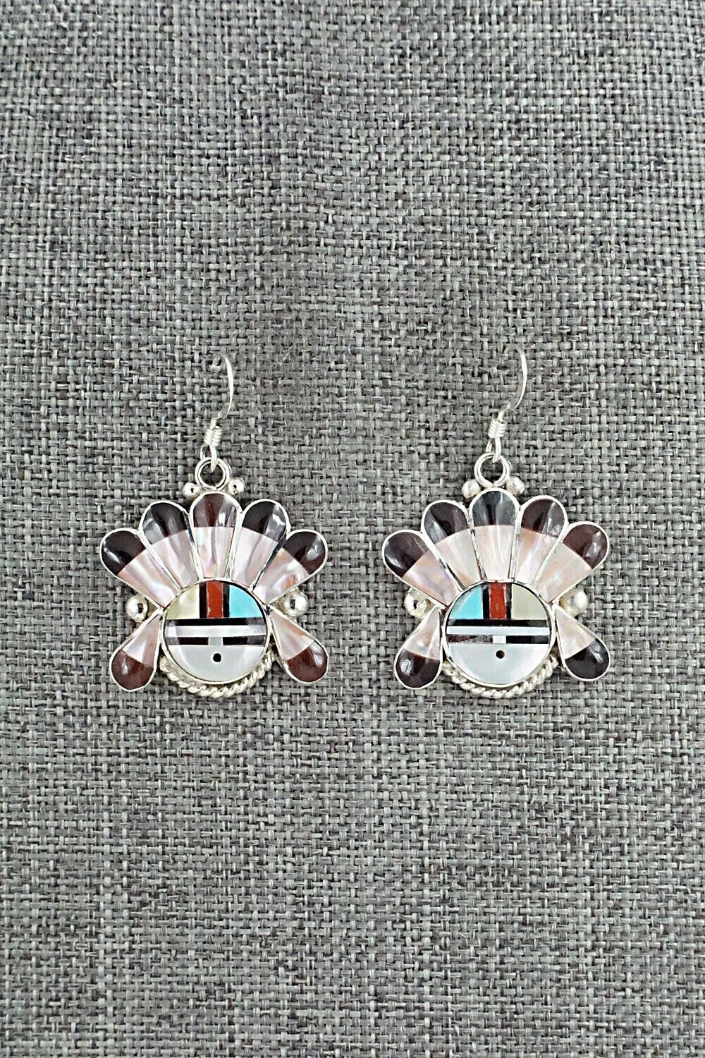 Multi-Stone & Sterling Silver Earrings - Clarence Niha
