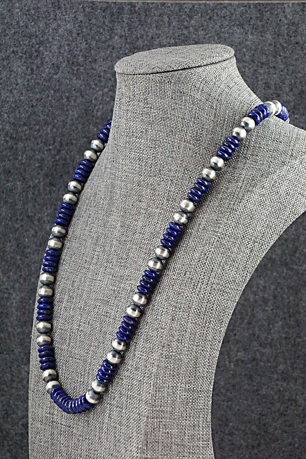 Lapis & Sterling Silver Necklace - Doreen Jake