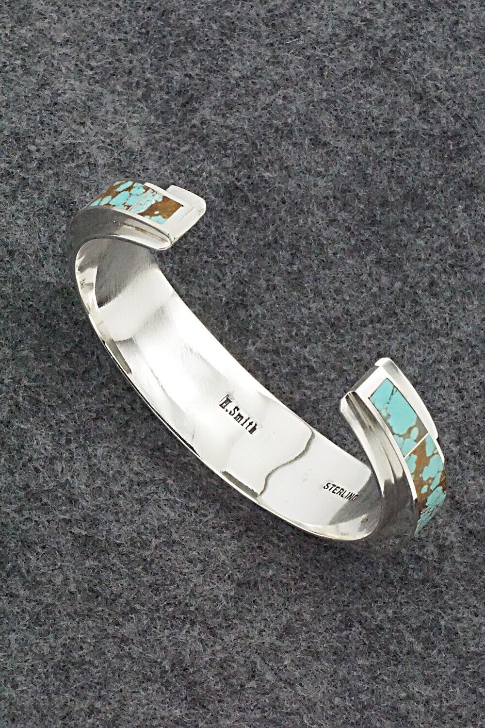 Turquoise & Sterling Silver Bracelet - Harold Smith