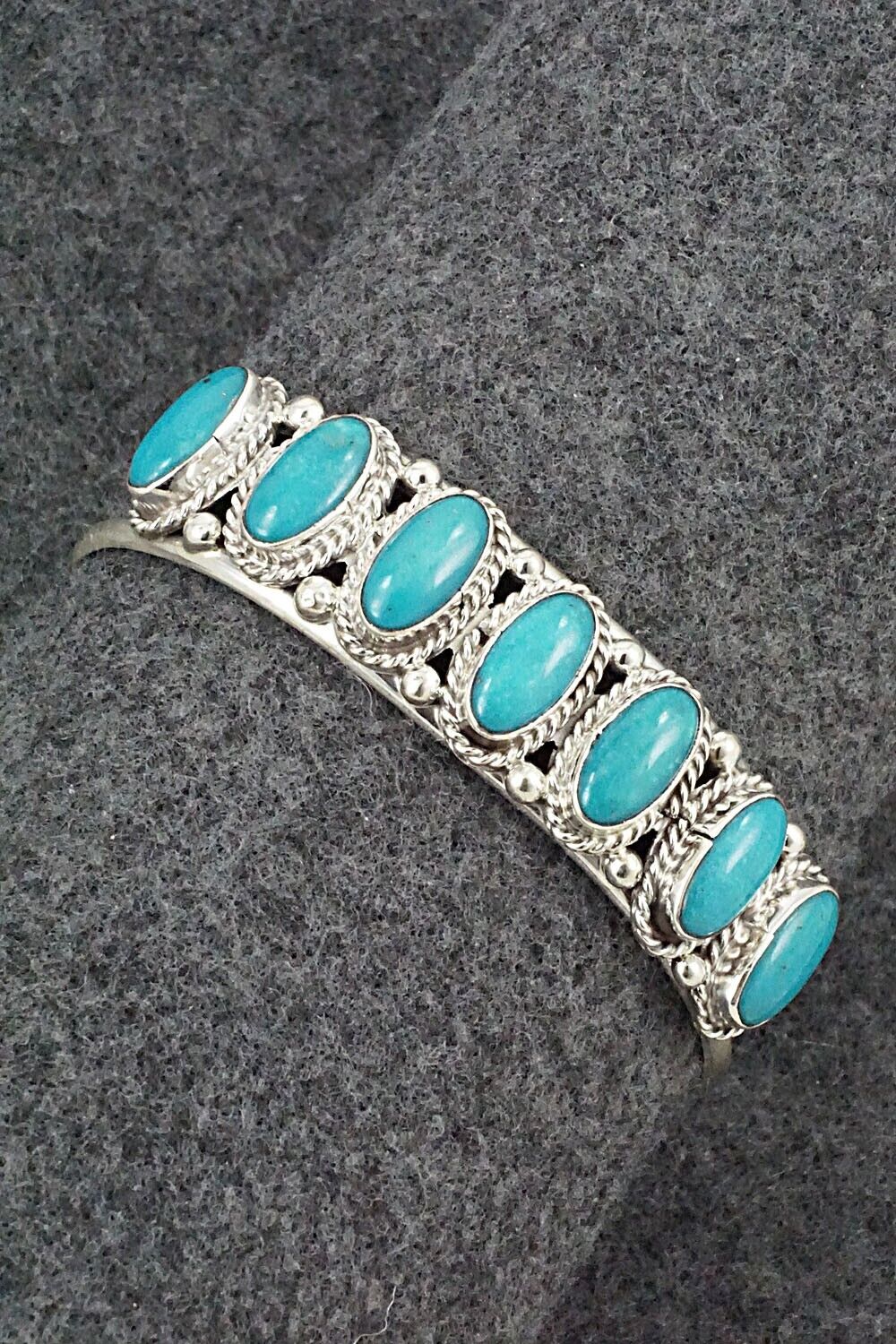 Turquoise & Sterling Silver Bracelet - Roberta Begay