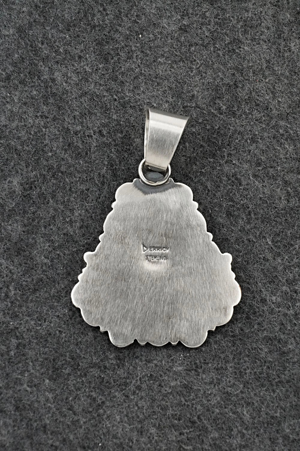 Turquoise and Sterling Silver Pendant - Derrick Gordon