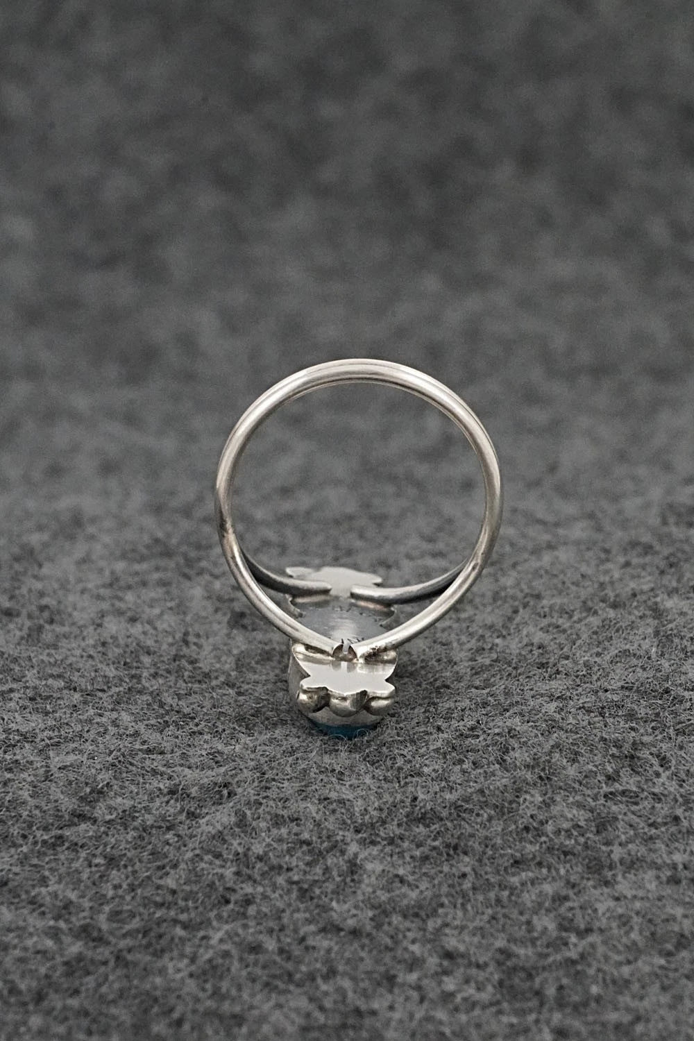Turquoise & Sterling Silver Ring - Rena Begay - Size 7