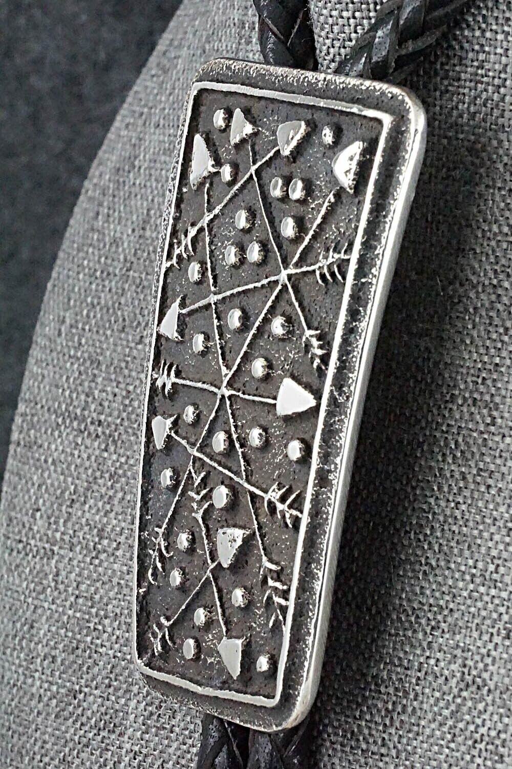 Sterling Silver Bolo Tie - Delbert Arviso