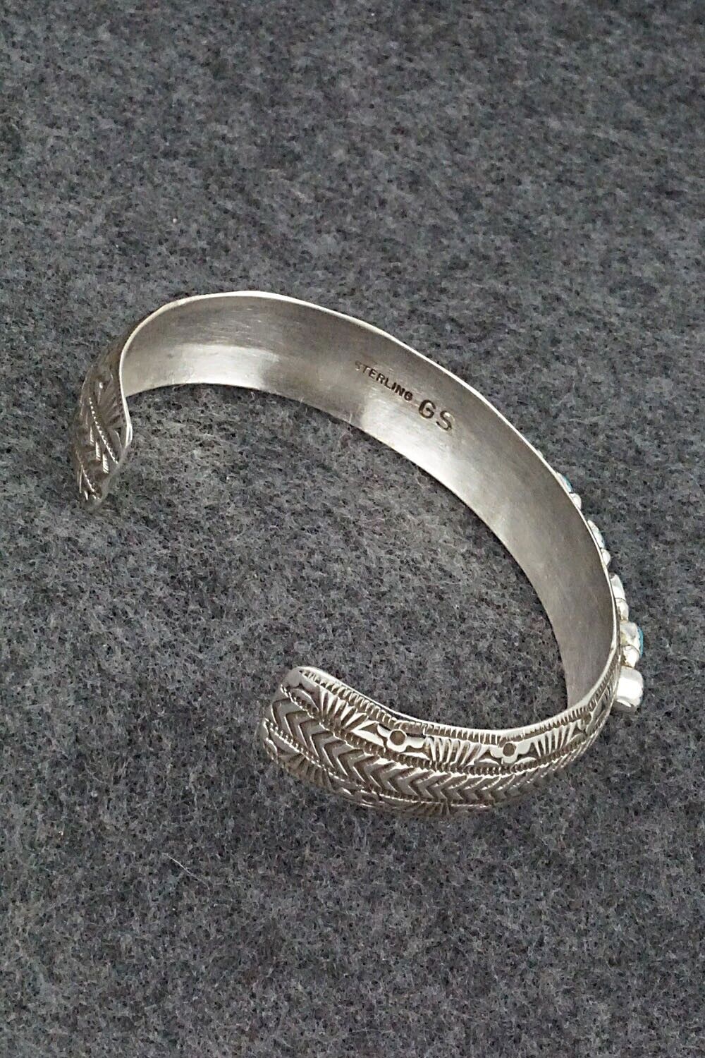 Turquoise & Sterling Silver Bracelet - Grace Silver
