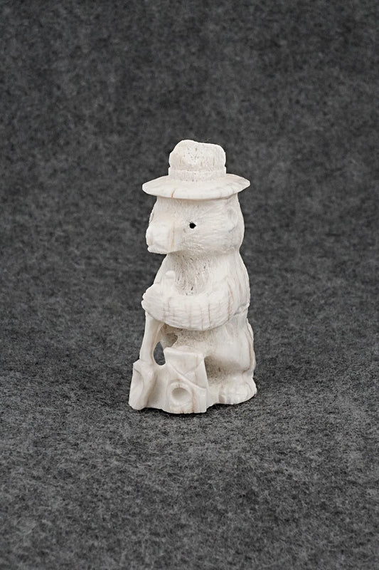 Smokey Bear Zuni Fetish Carving - Chris Peina