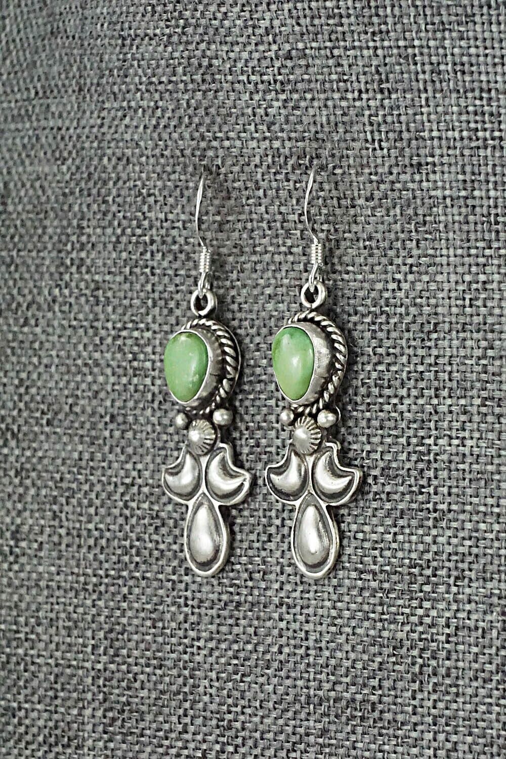 Turquoise & Sterling Silver Earrings - Verley Betone
