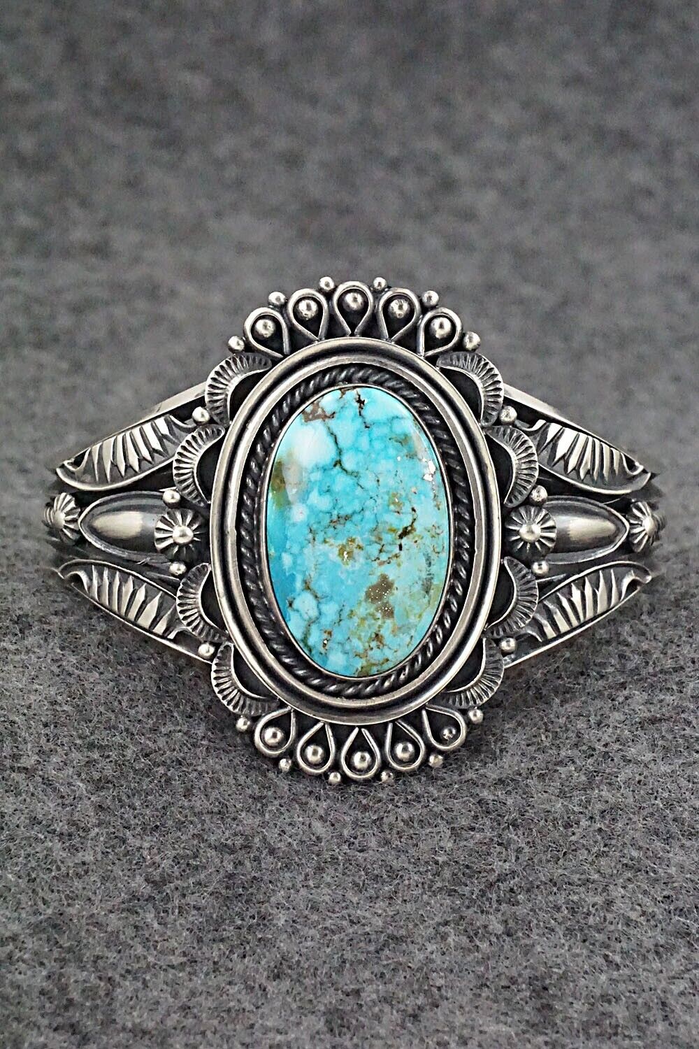 Turquoise & Sterling Silver Bracelet - Derrick Gordon