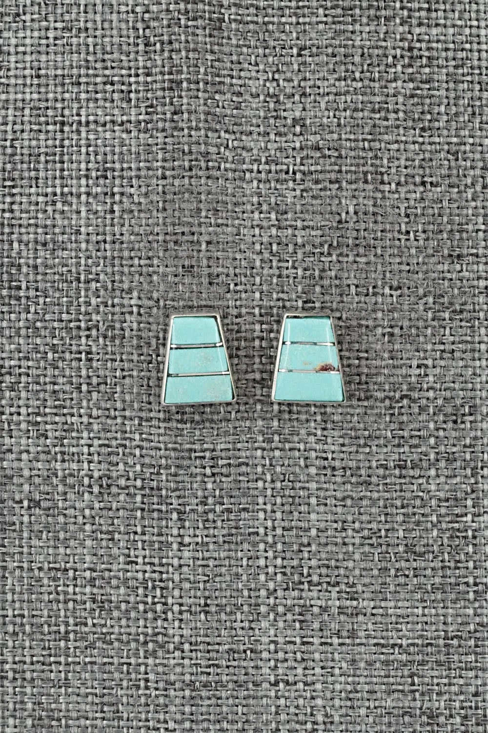 Turquoise and Sterling Silver Earrings - Michelle Haloo