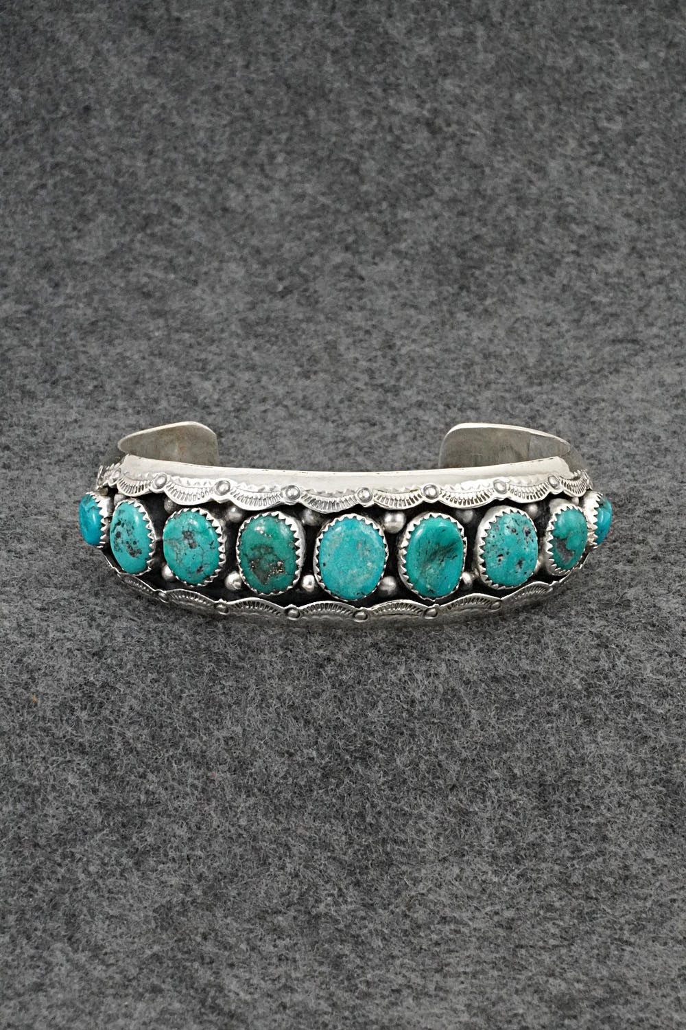Turquoise & Sterling Silver Bracelet - Wilbert Muskett Sr.