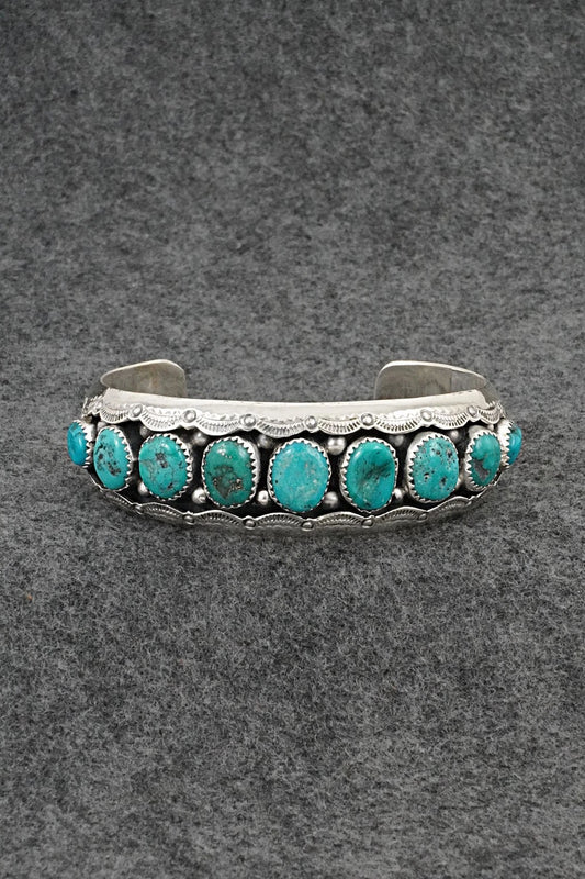Turquoise & Sterling Silver Bracelet - Wilbert Muskett Sr.