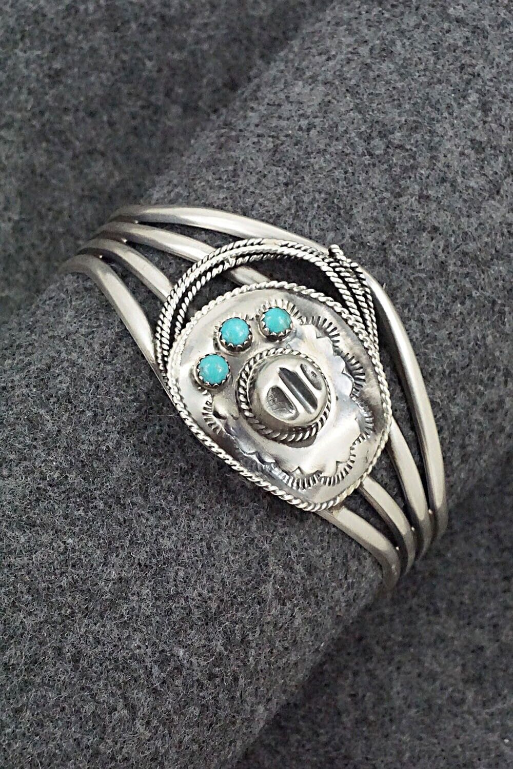 Turquoise & Sterling Silver Bracelet - Bobby Platero