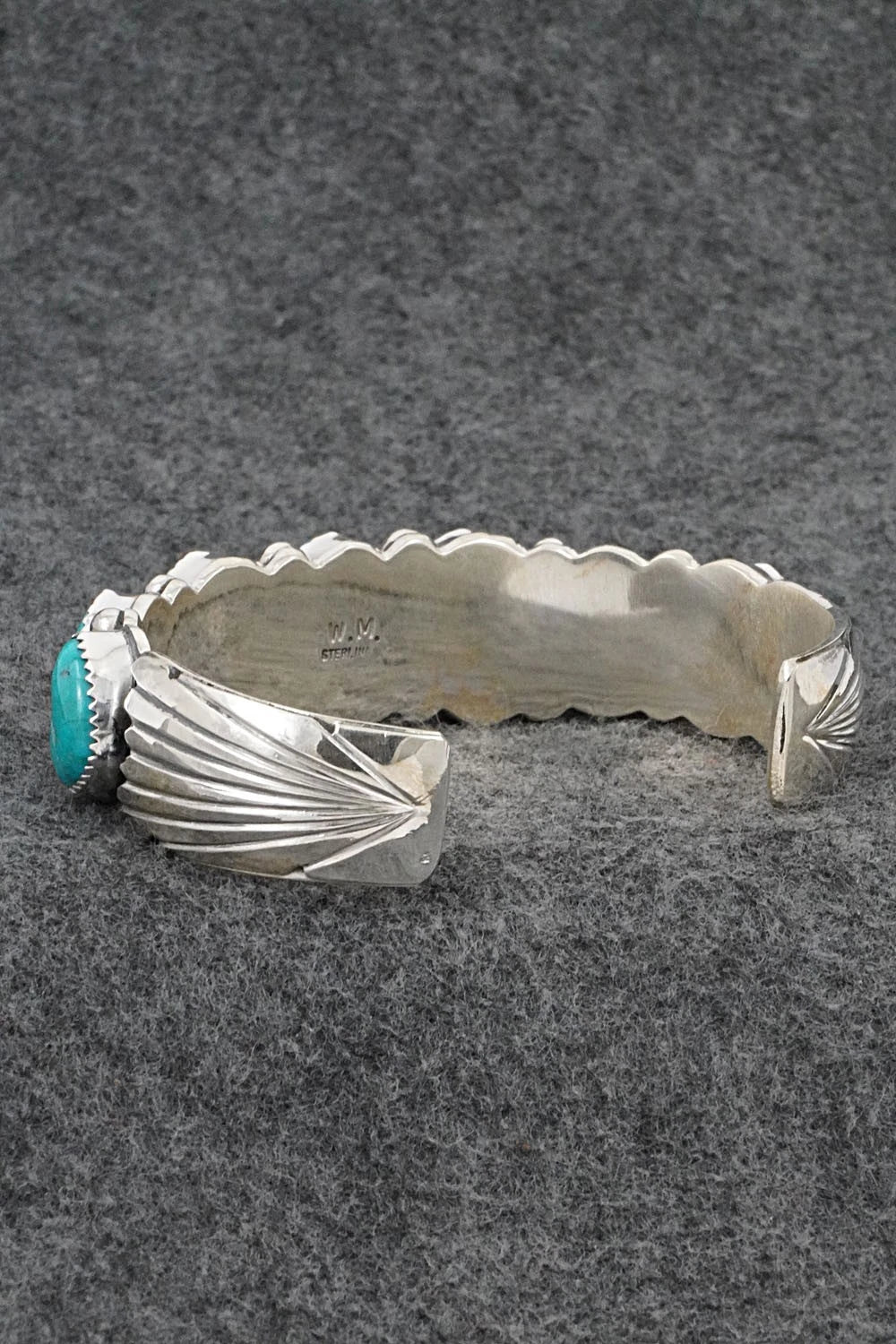 Turquoise & Sterling Silver Bracelet - Wilbert Muskett Sr.