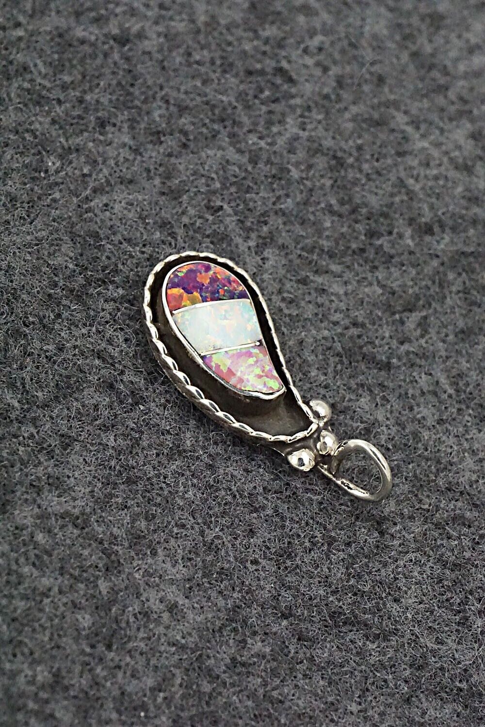 Opalite & Sterling Silver Pendant - Susie Lowsayatee