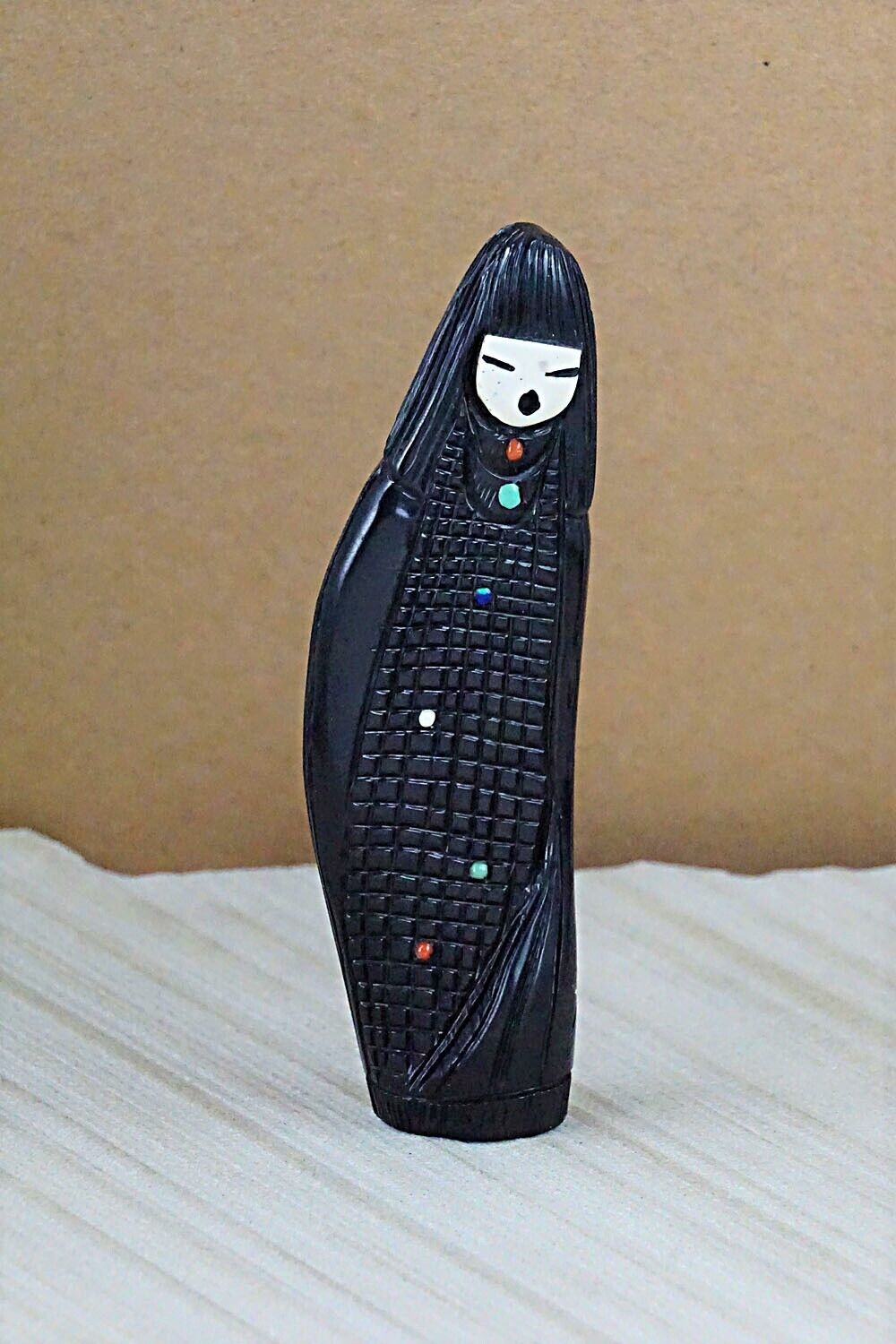Corn Maiden Zuni Fetish Carving - Sandra Quandelacy