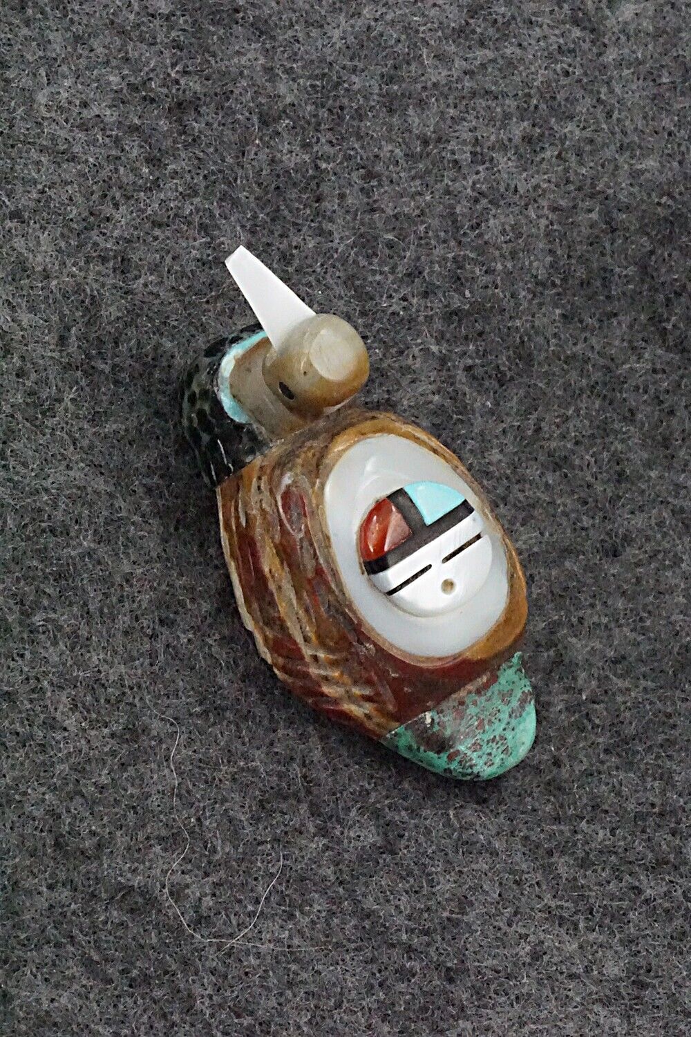Duck Zuni Fetish Carving - Darrin Boone