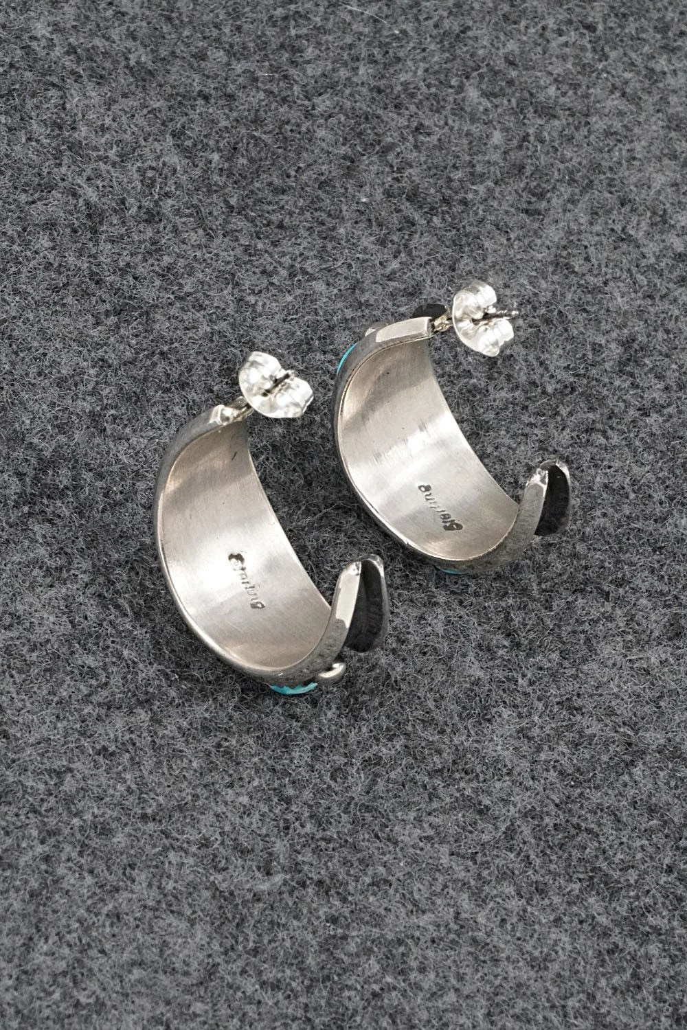 Turquoise & Sterling Silver Earrings - Paul Largo
