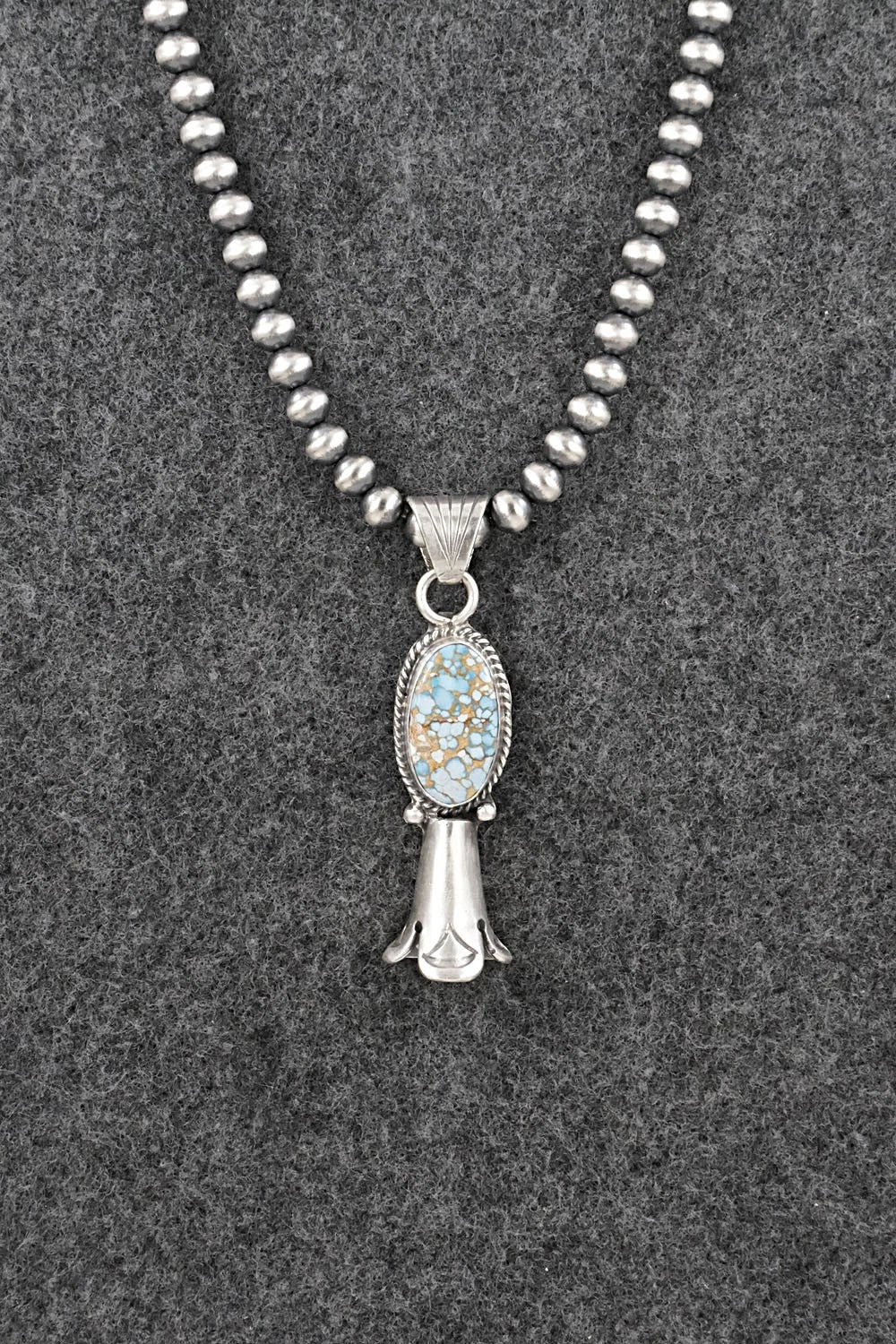 Turquoise & Sterling Silver Necklace - Sharon McCarthy