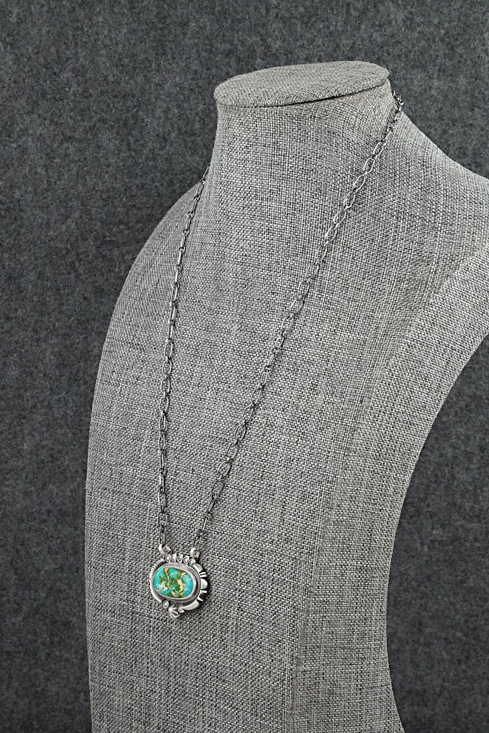 Turquoise & Sterling Silver Necklace - Daniel Benally