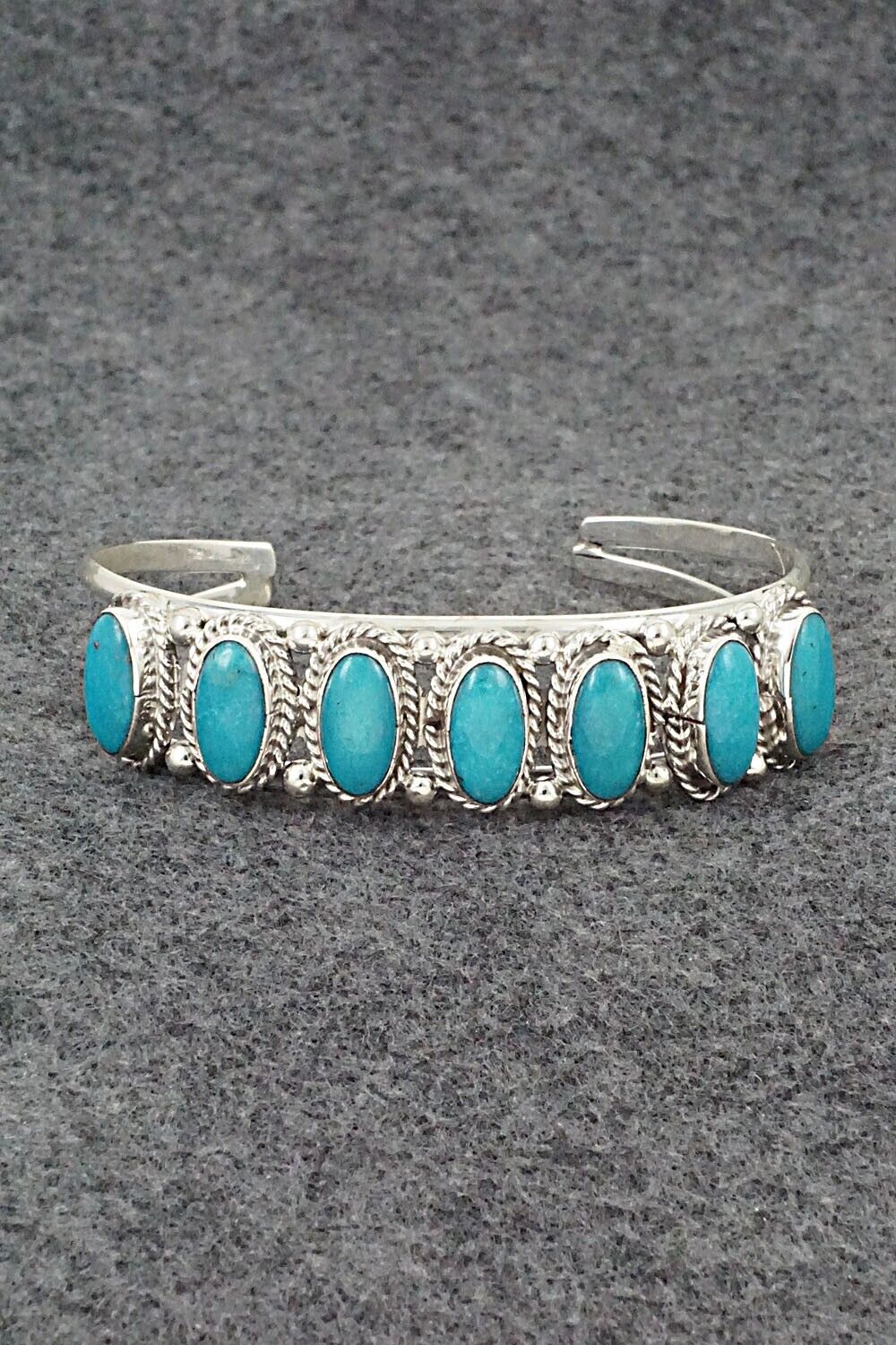 Turquoise & Sterling Silver Bracelet - Roberta Begay