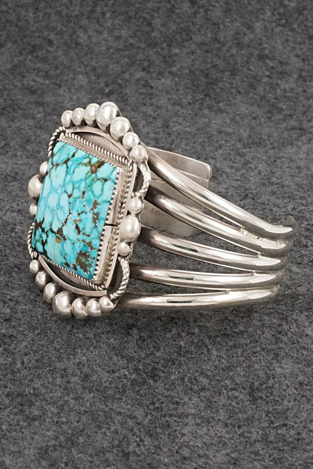 Turquoise & Sterling Silver Bracelet - Ray Nez