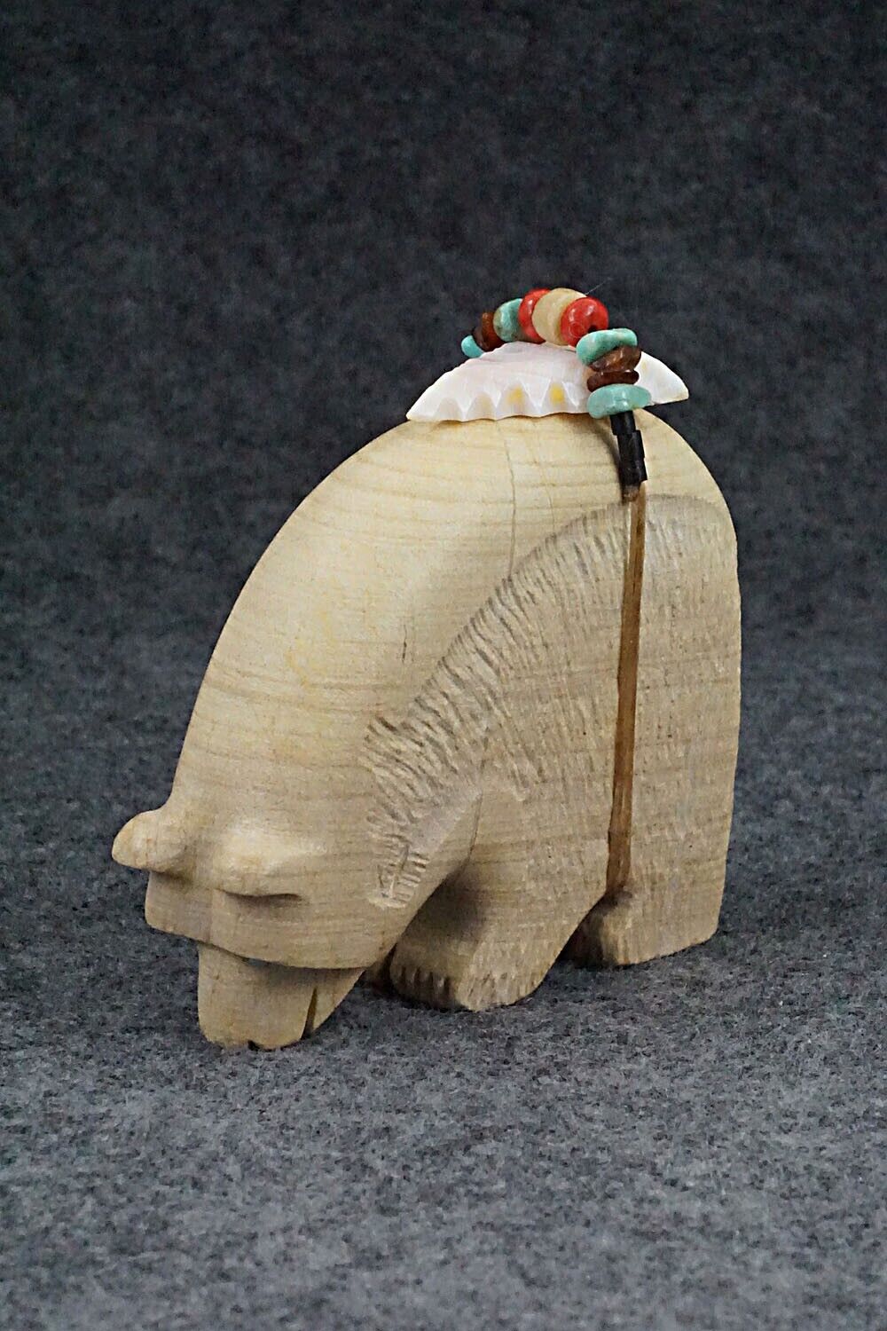 Bear Zuni Fetish Carving - Douglas Martza