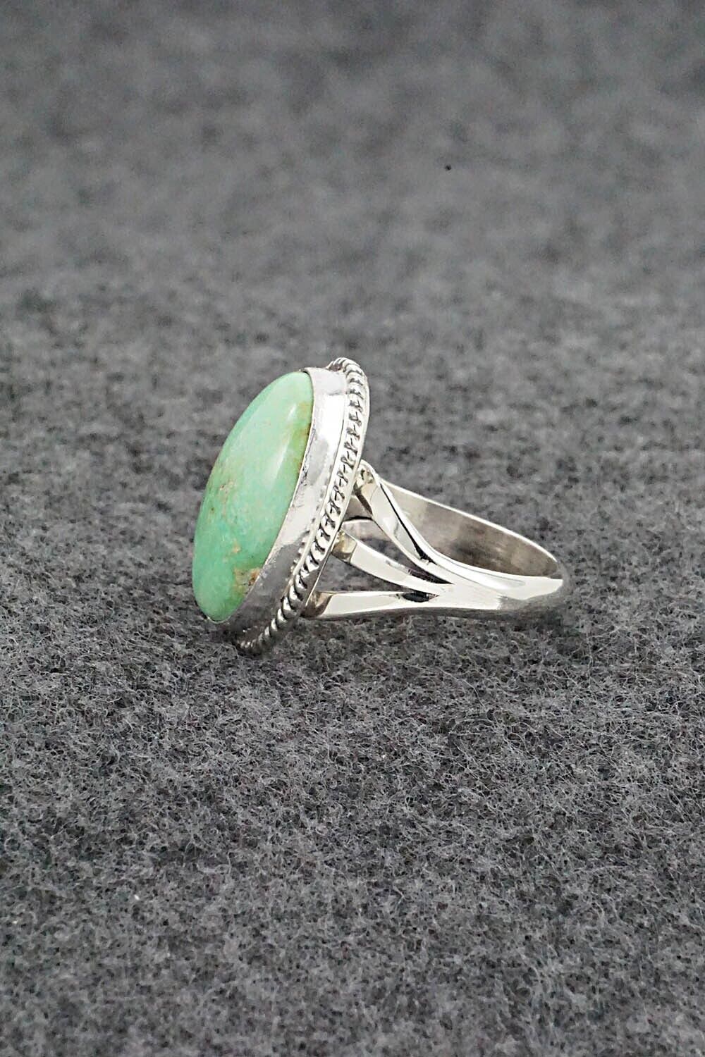 Turquoise & Sterling Silver Ring - Judy Largo - Size 7
