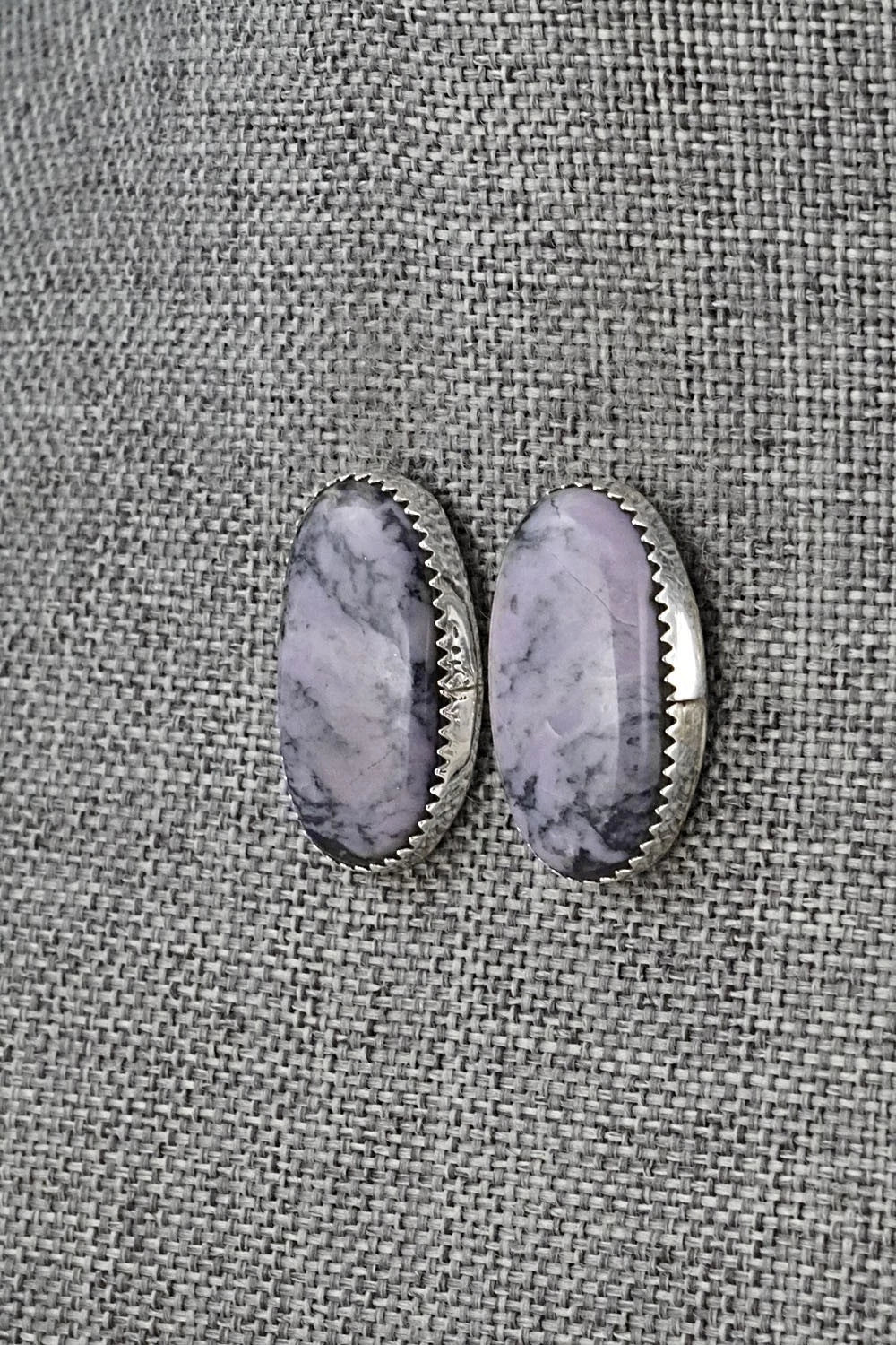 Morado & Sterling Silver Earrings - Murray Hannaweeka