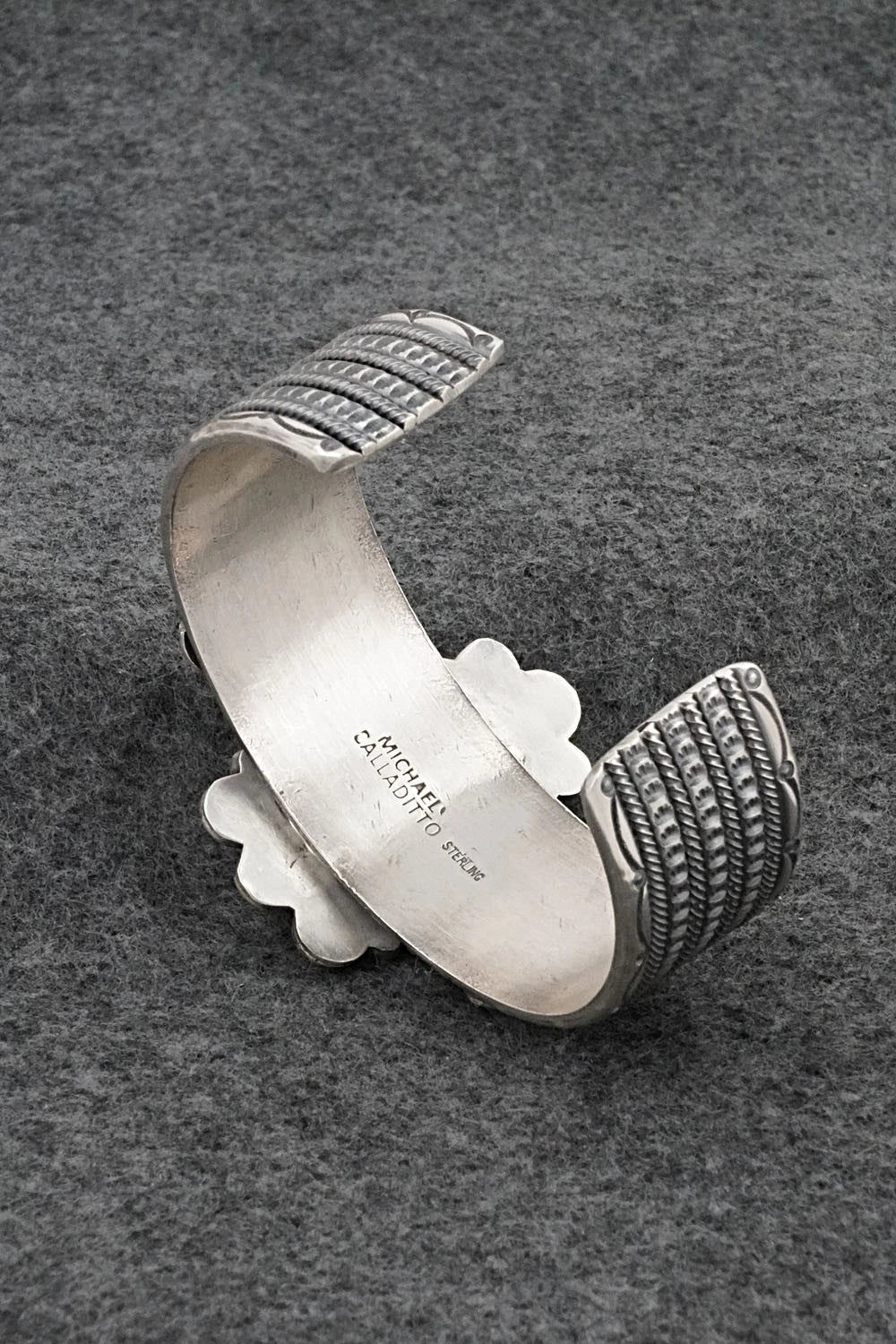 Turquoise & Sterling Silver Bracelet - Michael Calladitto