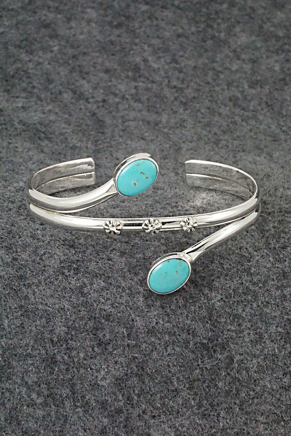 Turquoise & Sterling Silver Bracelet - Thomas Yazzie