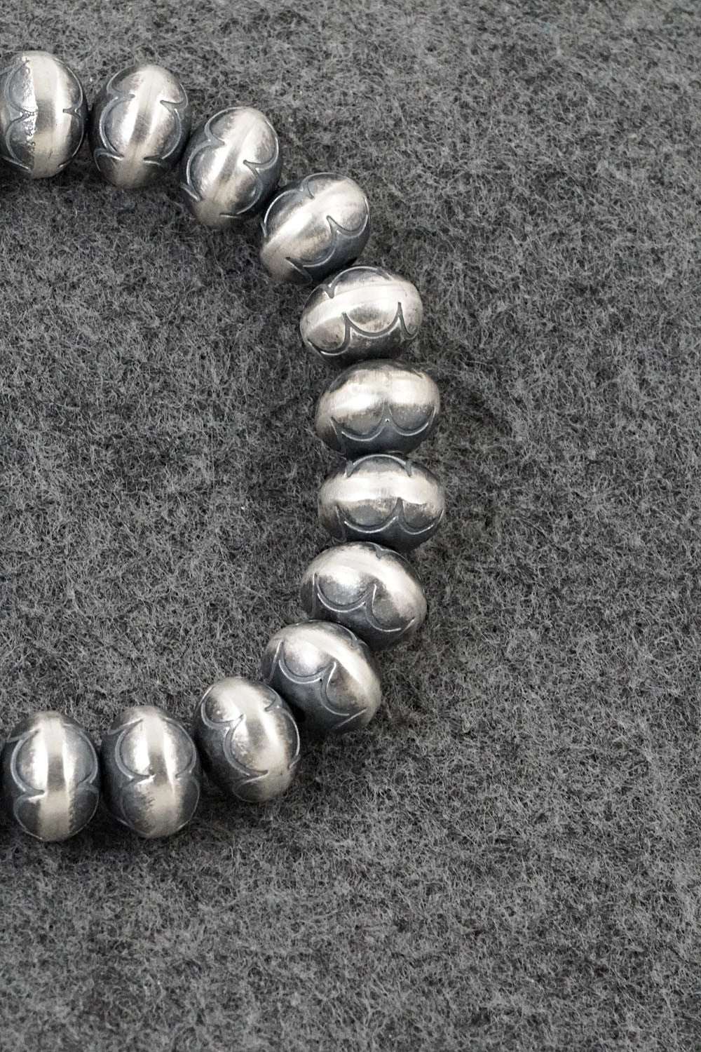 Sterling Silver Navajo Pearl Bracelet - Bryannen Halwood