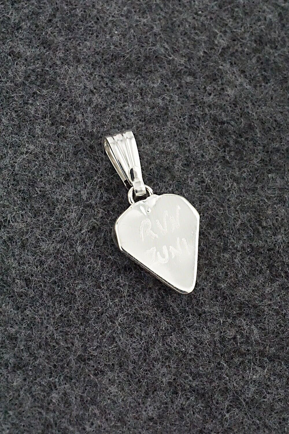Turquoise & Sterling Silver Pendant - Velda Nastacio