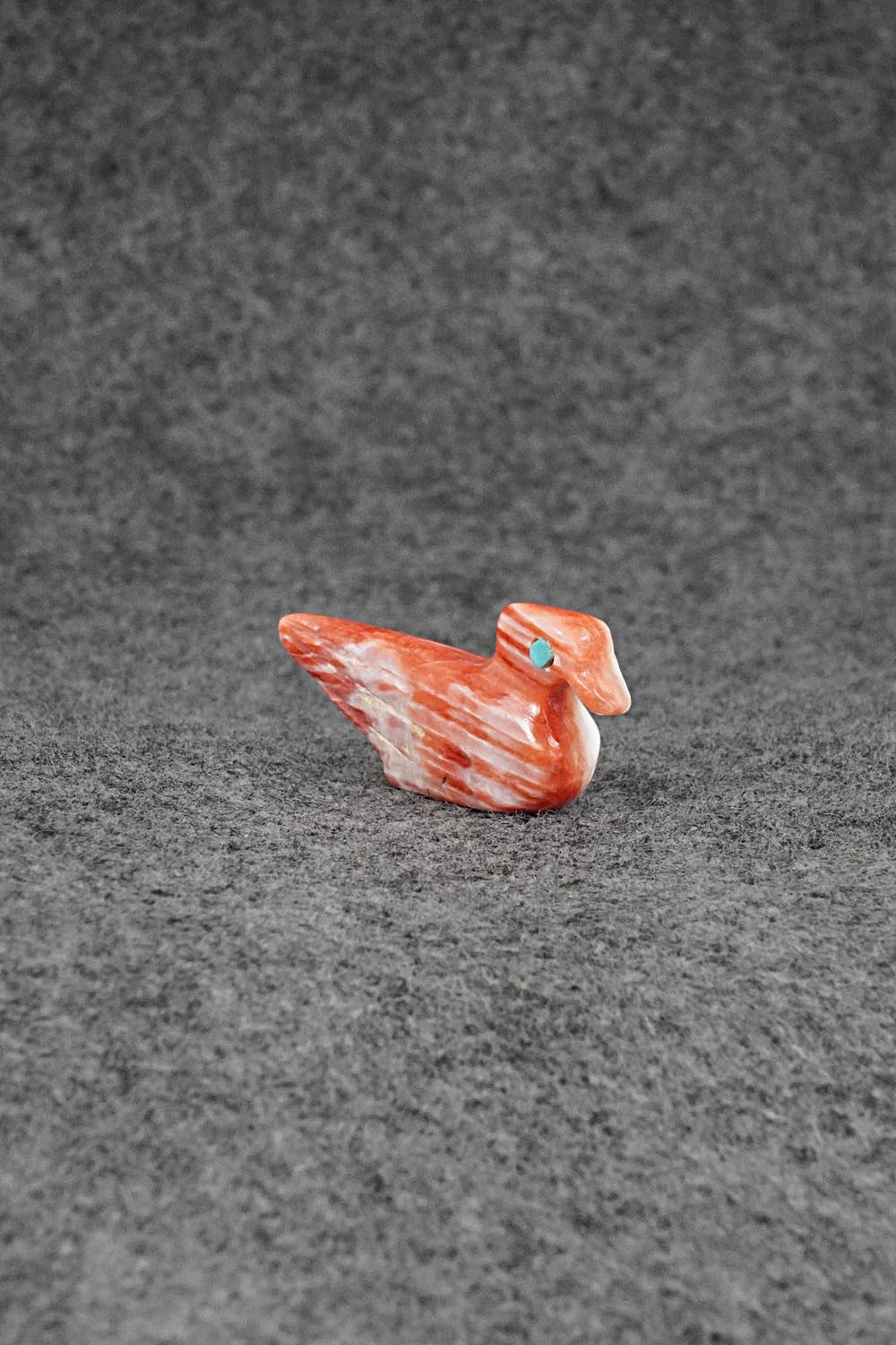 Duck Zuni Fetish Carving - Ronnie Lunasee