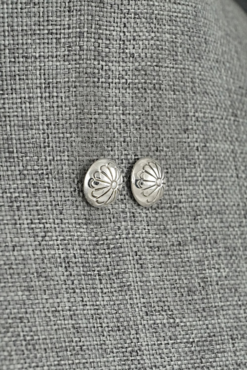 Sterling Silver Earrings - Marie Yazzie