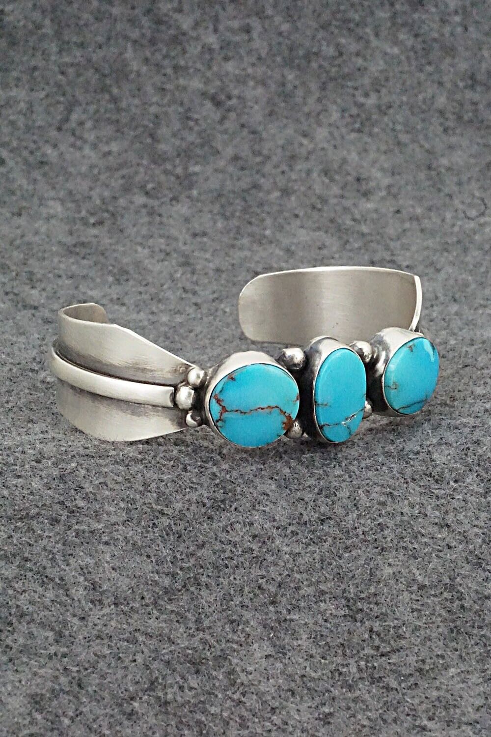 Turquoise & Sterling Silver Bracelet - Darrin Livingston