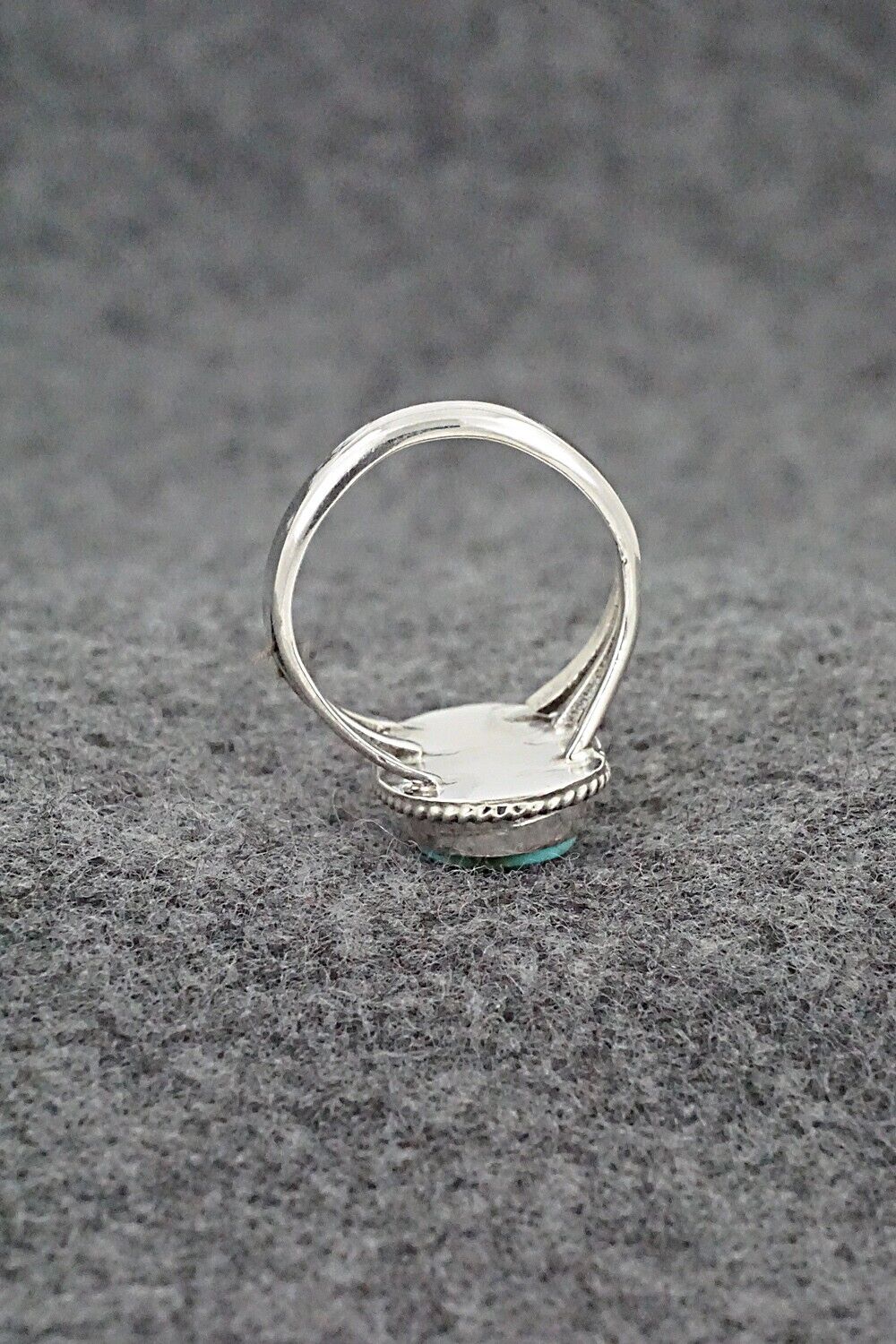 Turquoise & Sterling Silver Ring - Alice Rose Saunders - Size 6.25