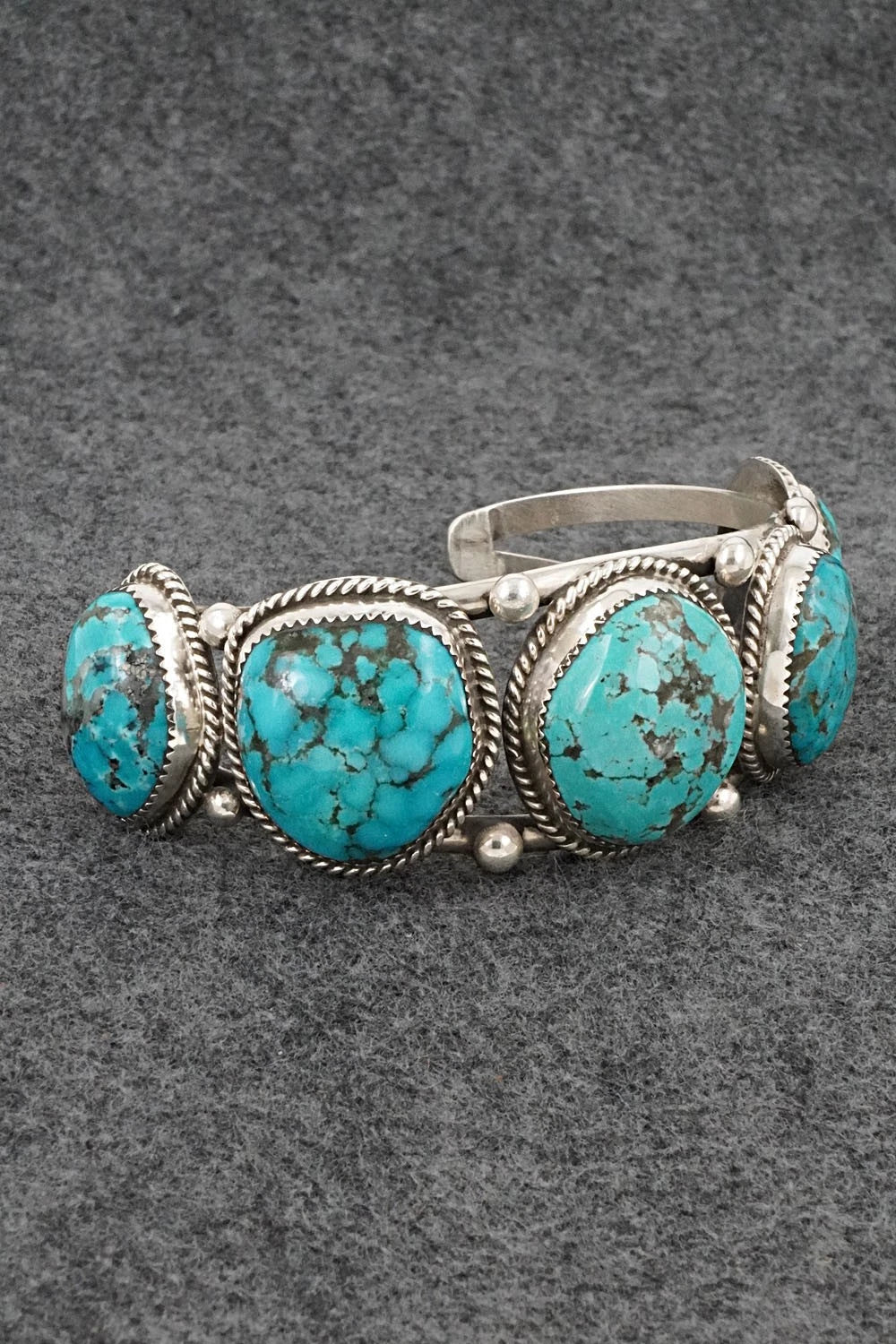 Turquoise & Sterling Silver Bracelet - Ray Nez